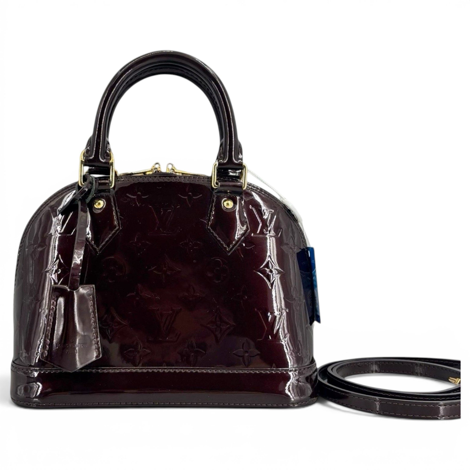 Alma BB patent leather handbag