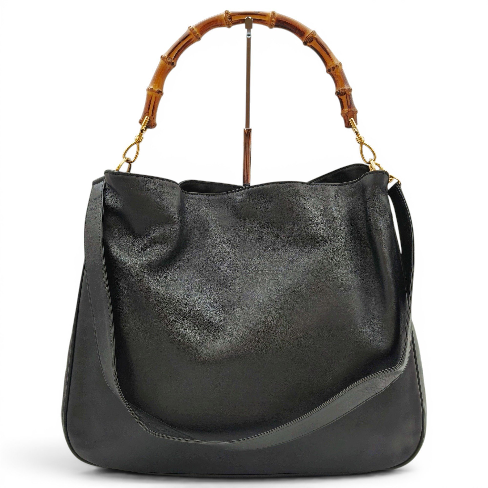 Vintage Bamboo leather handbag