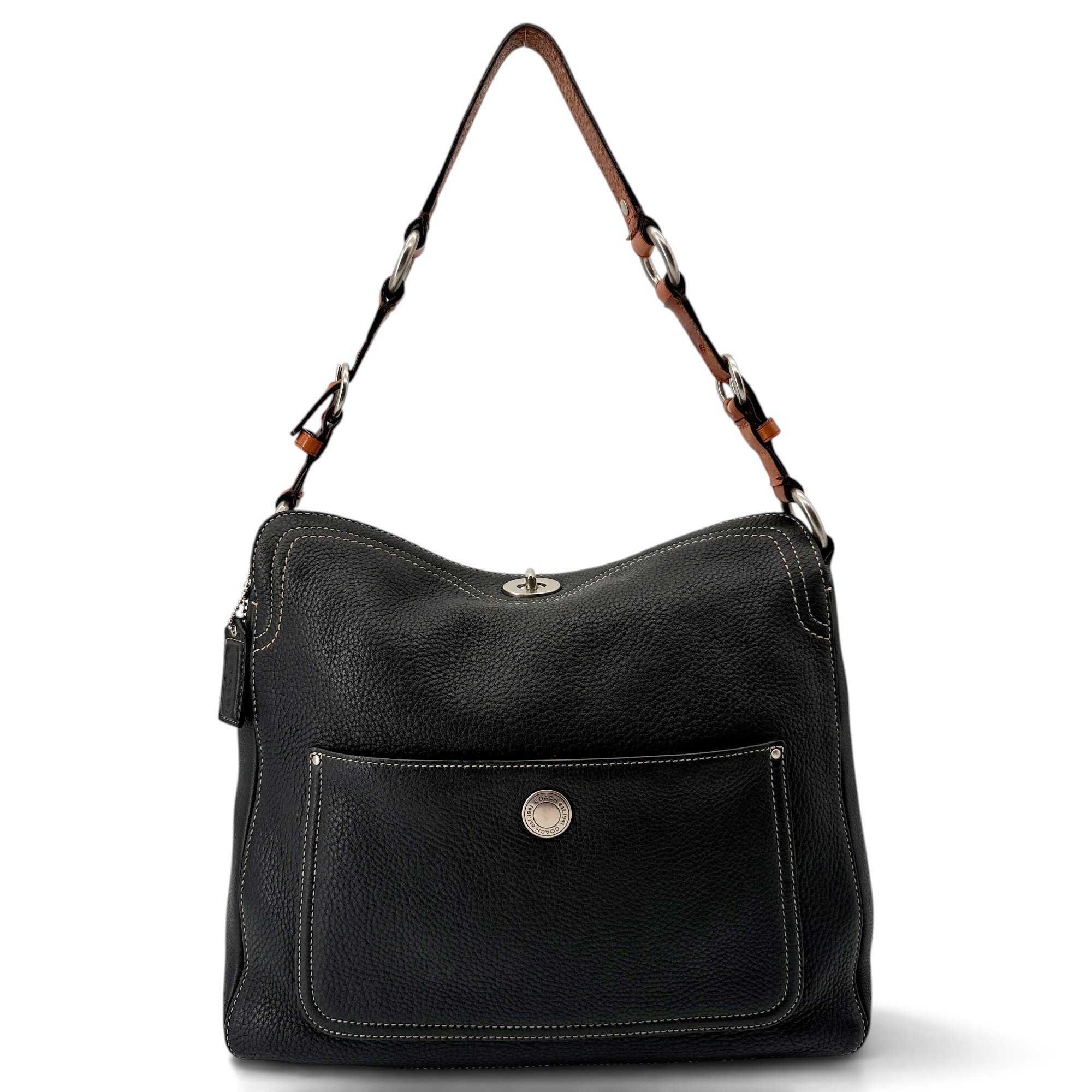 Hamilton Hobo leather handbag