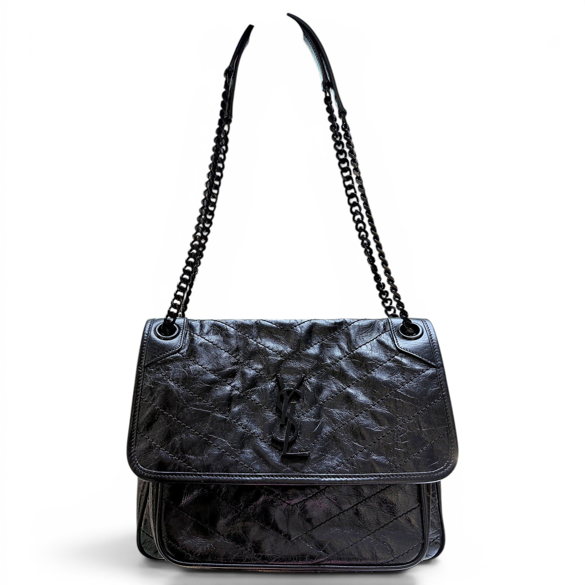 Niki leather crossbody bag