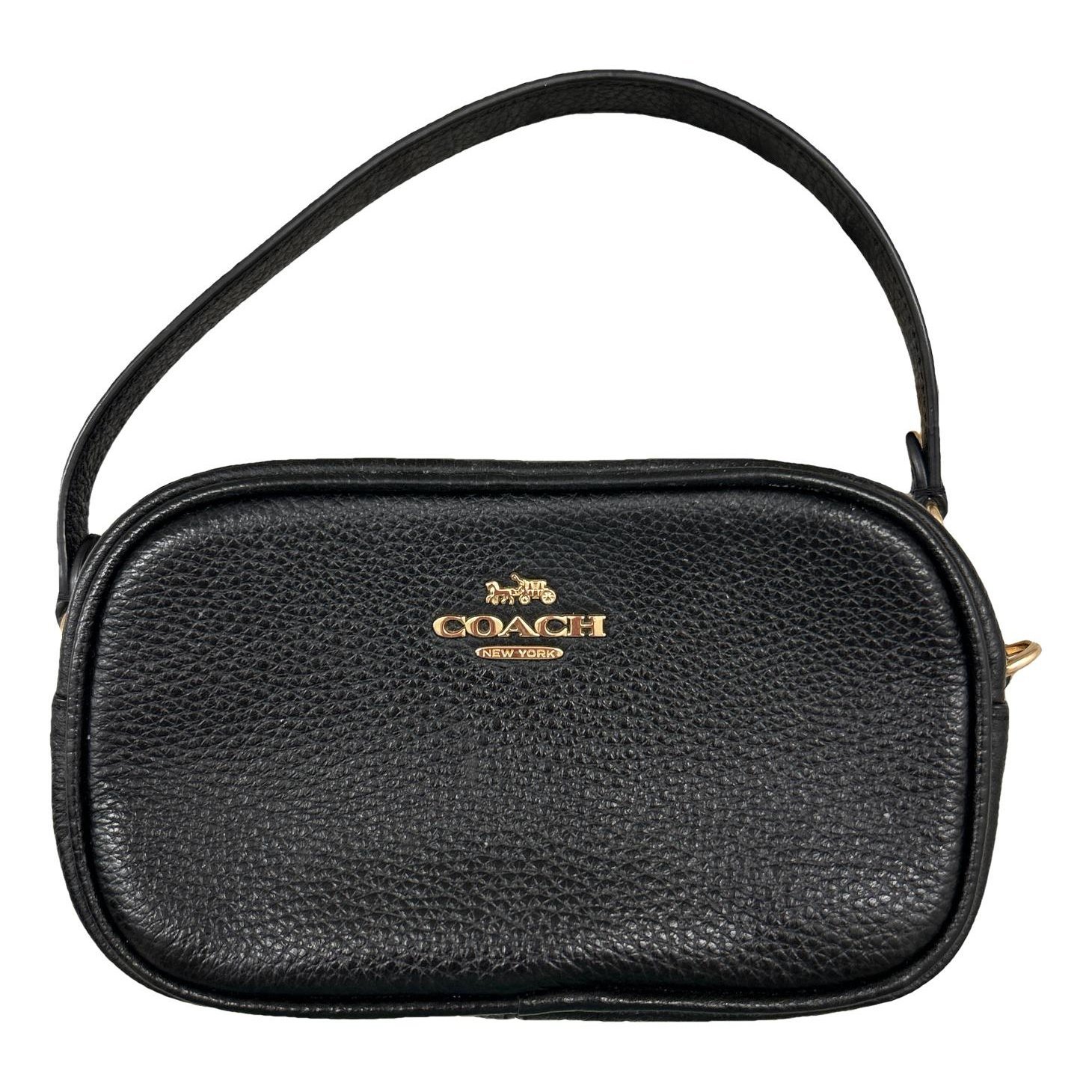 Patent leather handbag