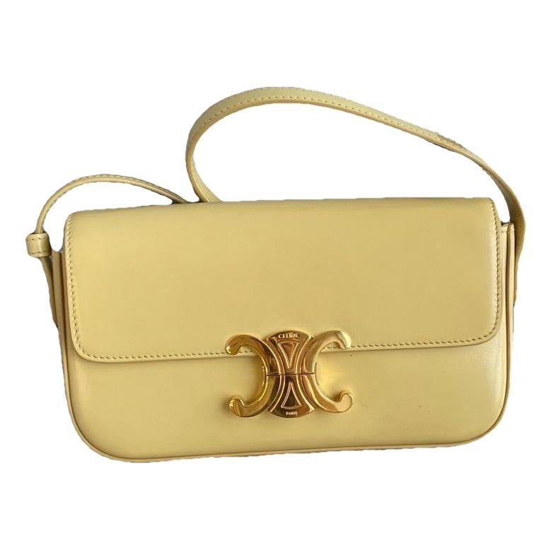 Triomphe leather handbag