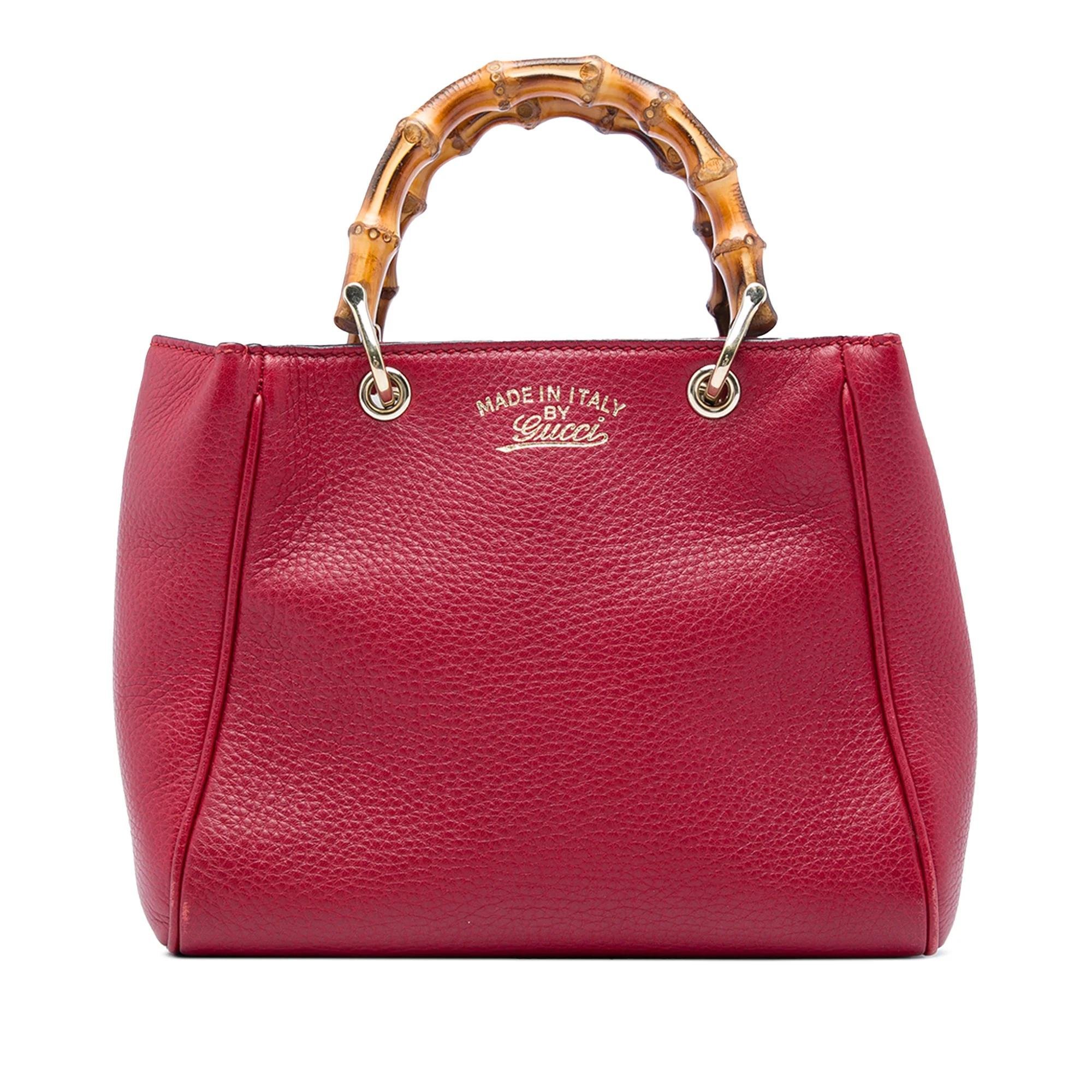 Bamboo pony-style calfskin satchel