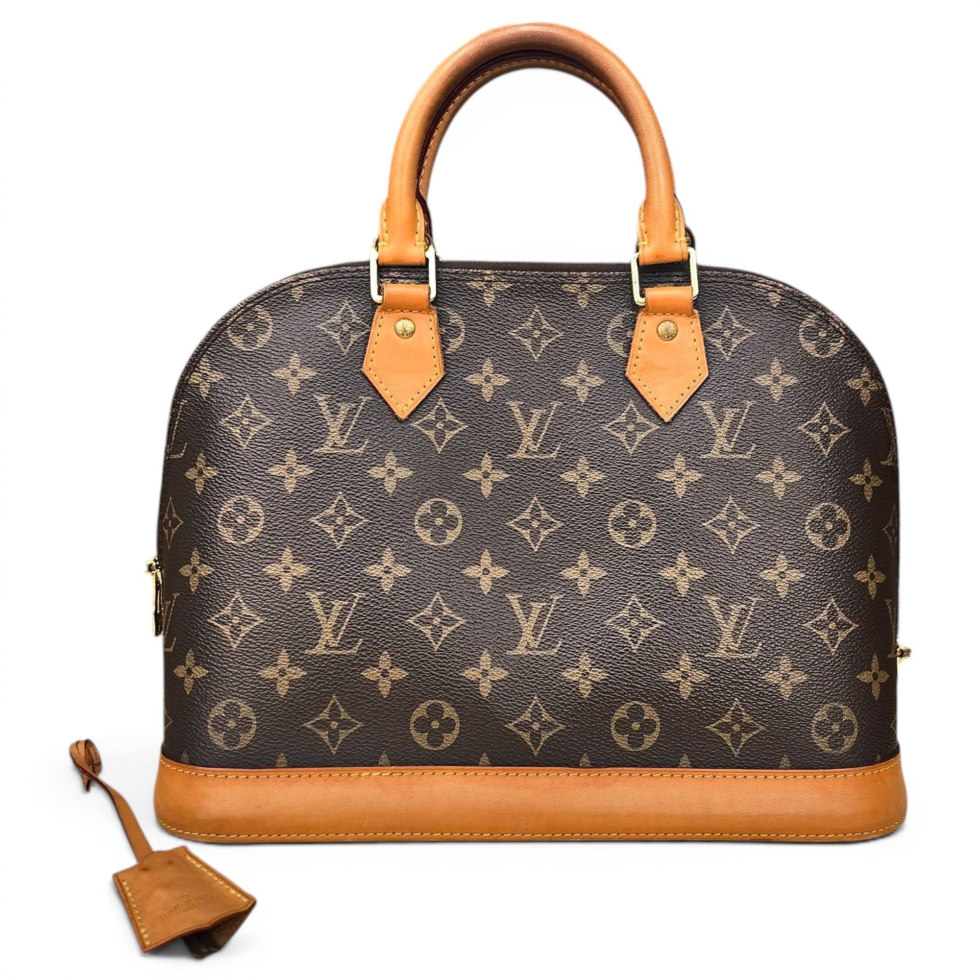 Alma leather handbag