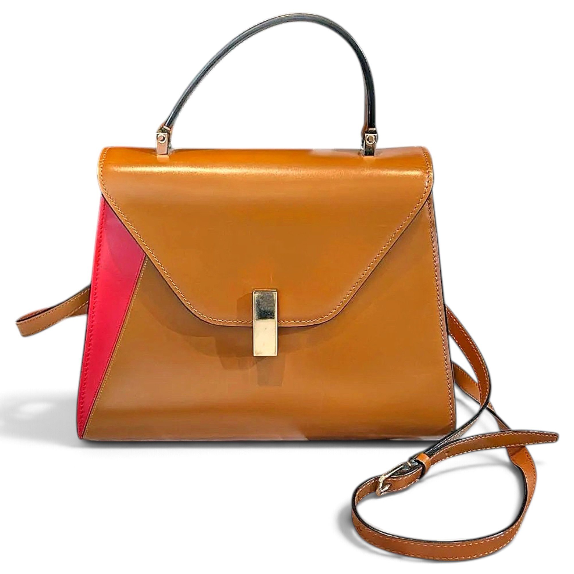 Iside leather handbag