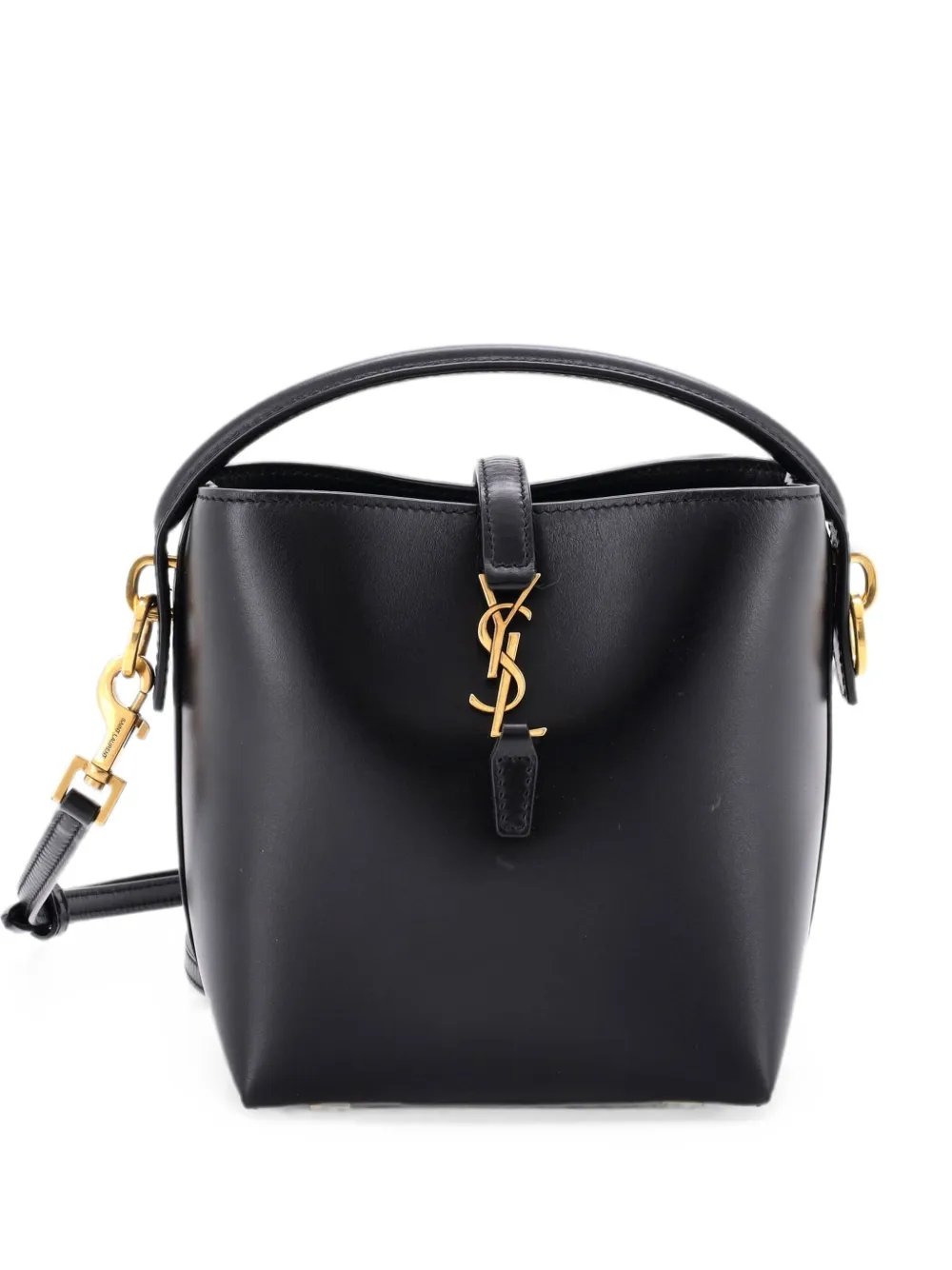 Le 37 Leather Mini bucket bag
