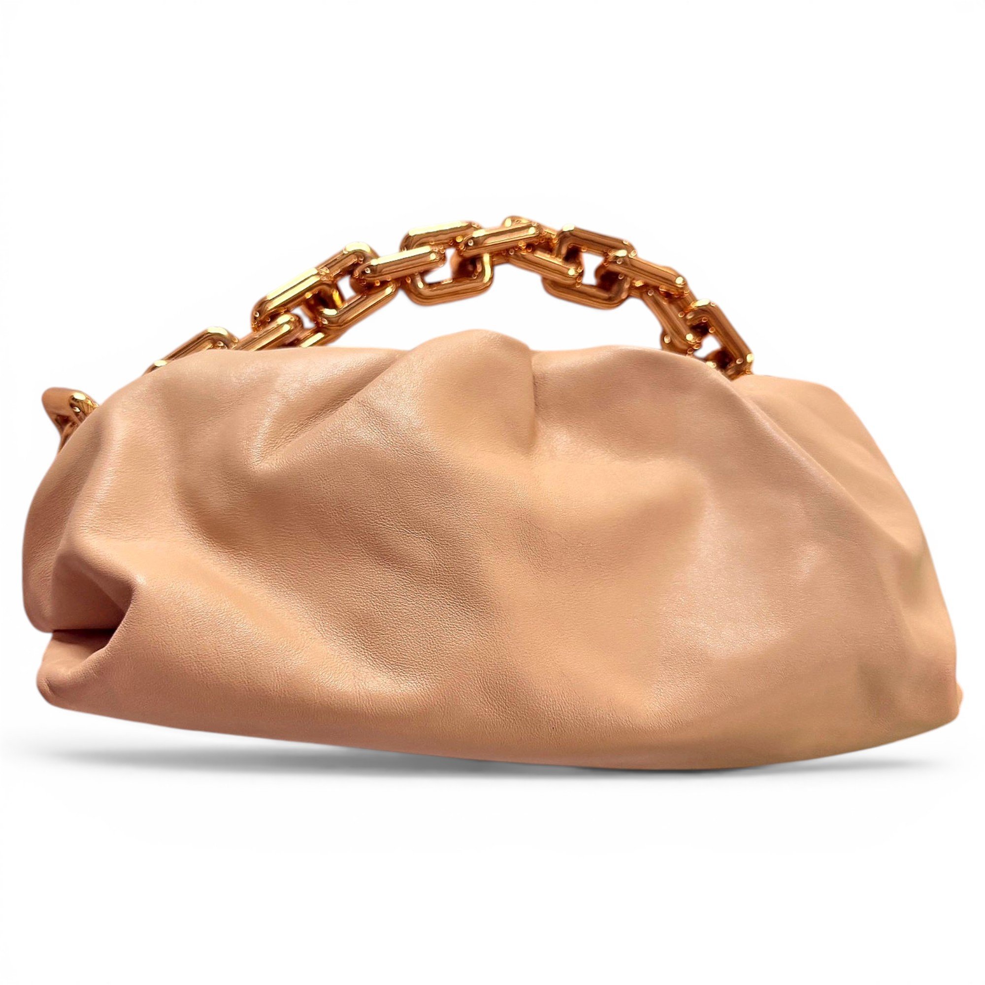 Chain Pouch leather handbag