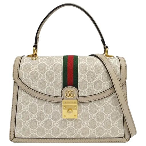 Ophidia leather handbag