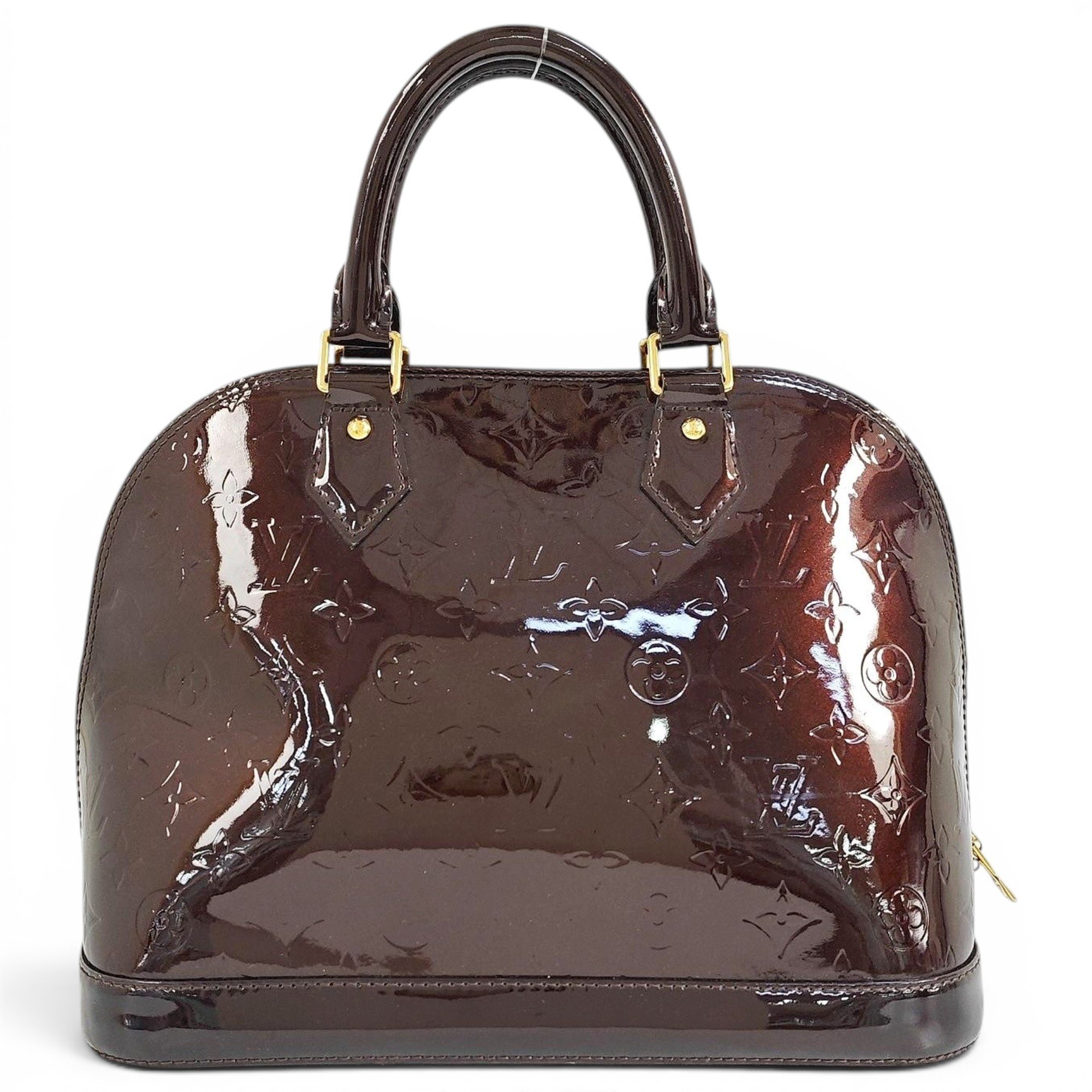 Alma patent leather handbag