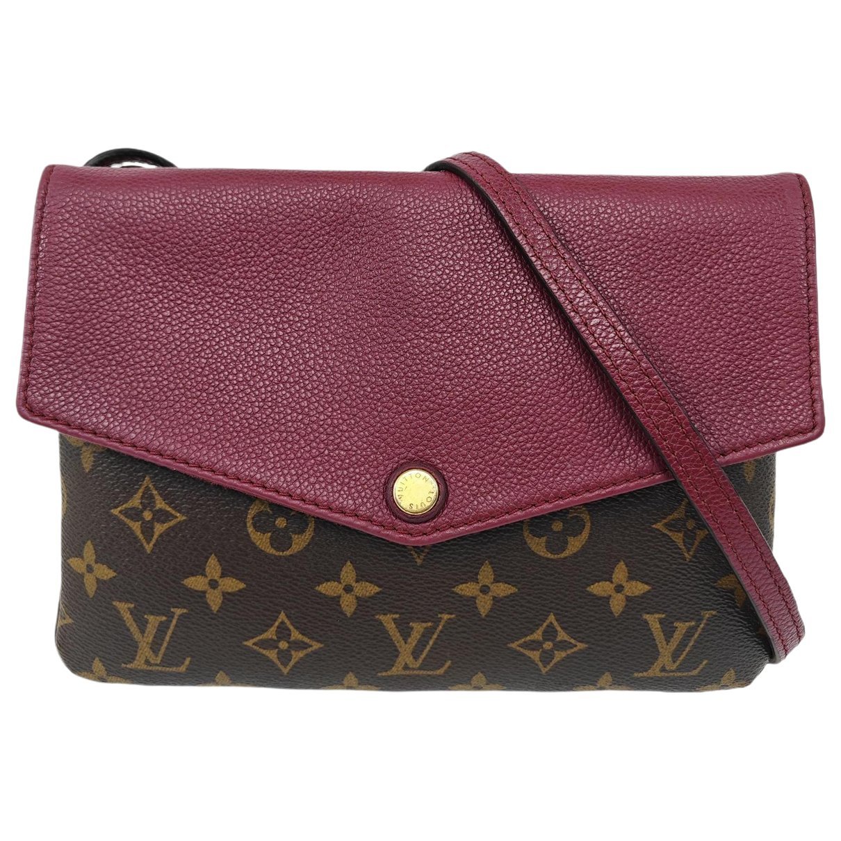 Twice leather handbag