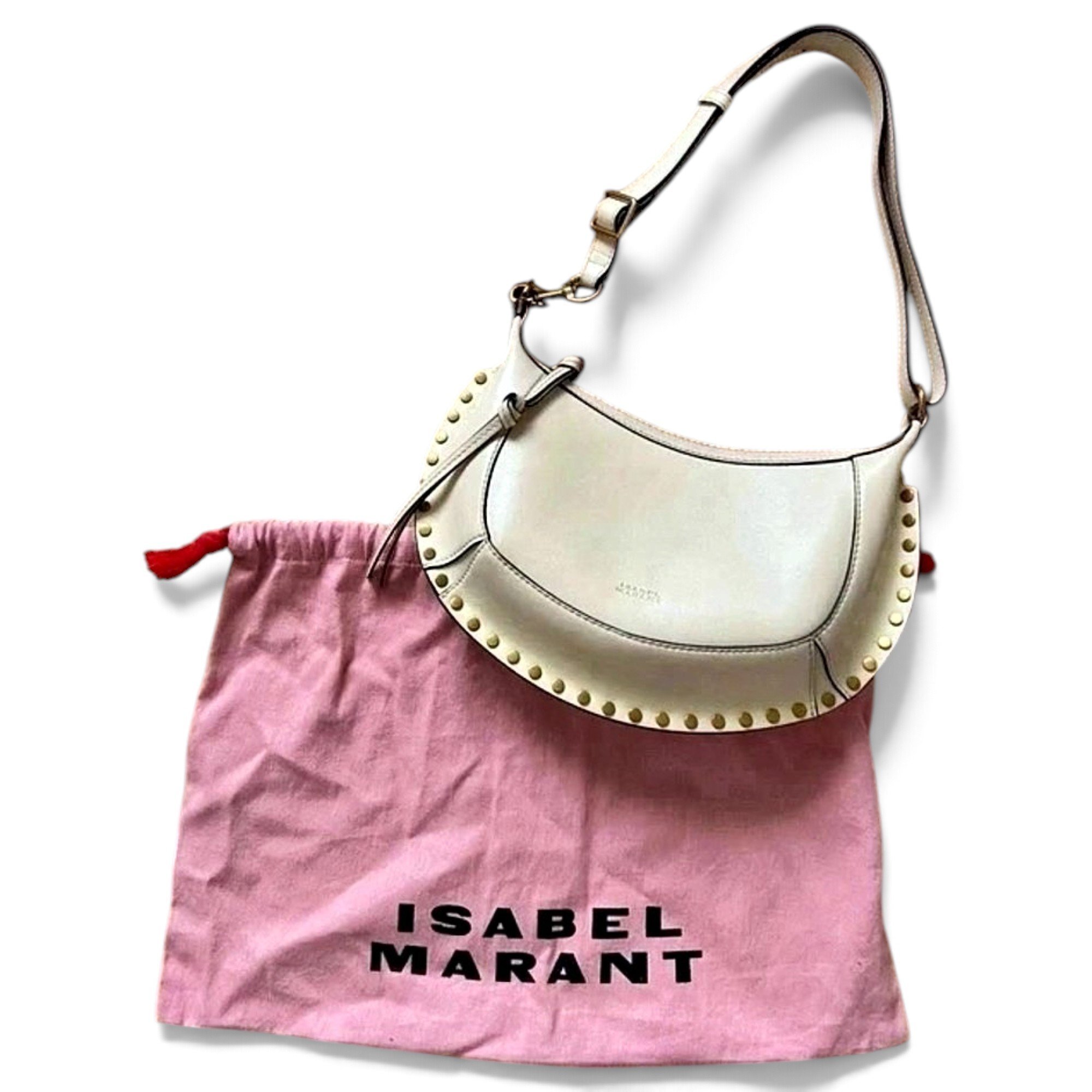 Isabel Marant Oskan Moon leather crossbody bag