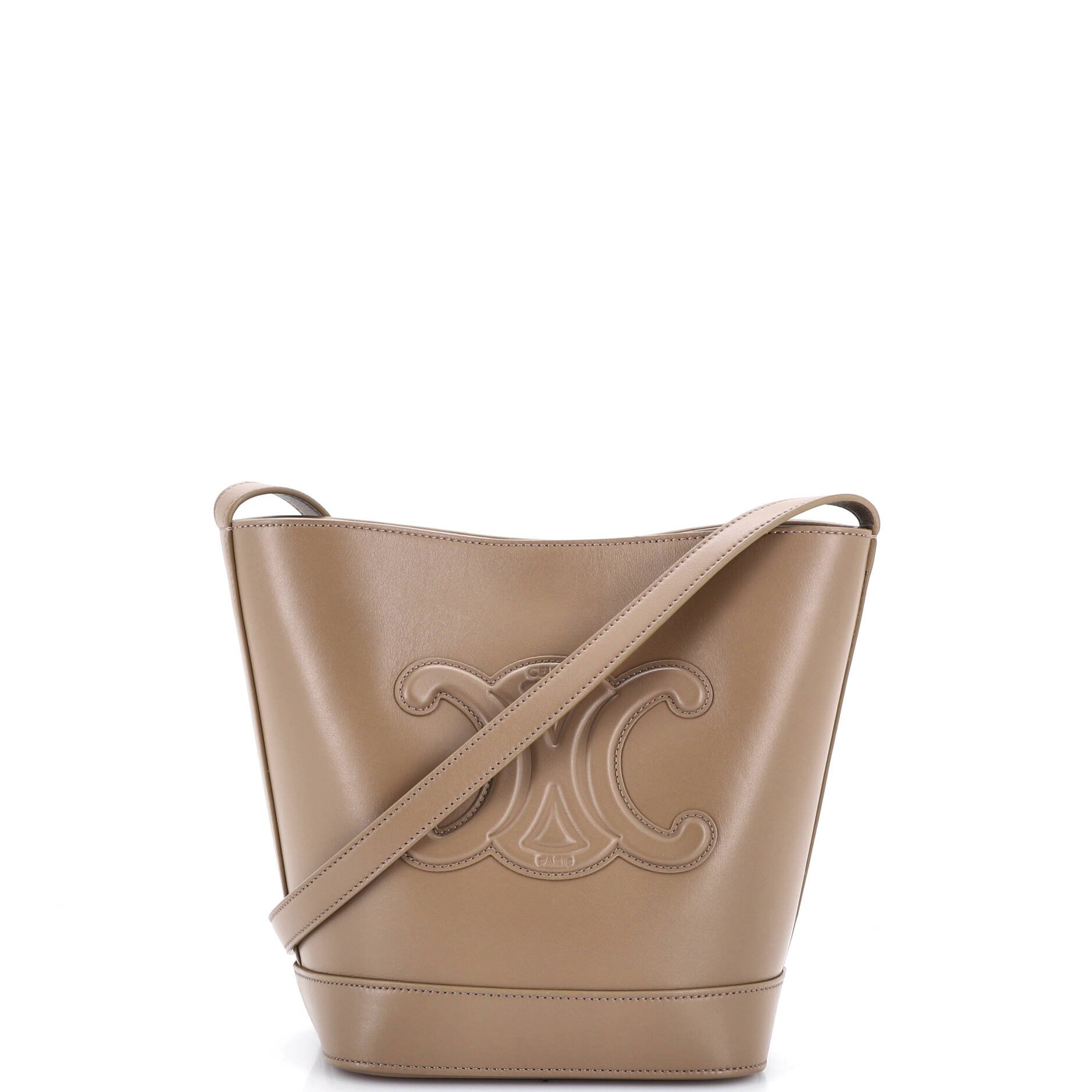 Cuir Triomphe Bucket Bag Leather Small