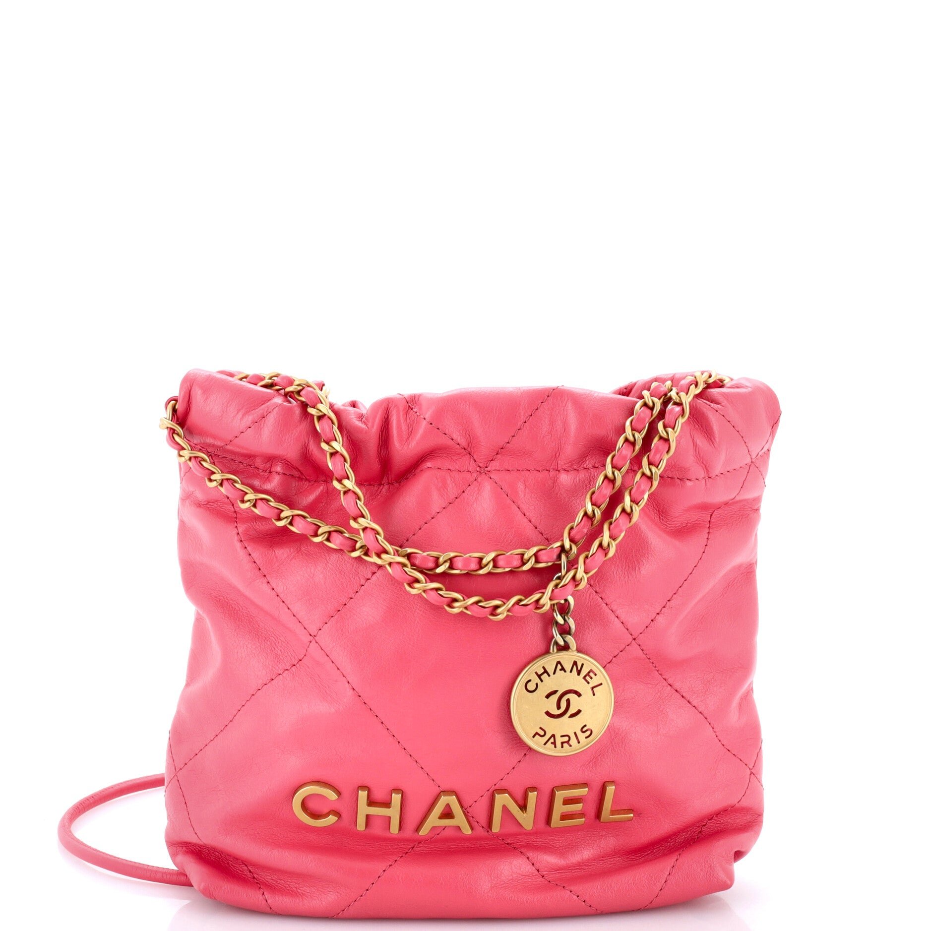 22 Chain Hobo Quilted Calfskin Mini