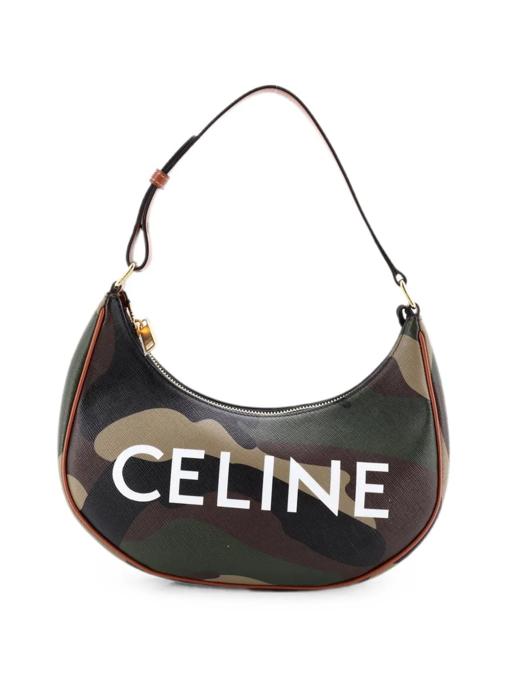 Ava Bag Camouflage Coated Canvas hobo bag