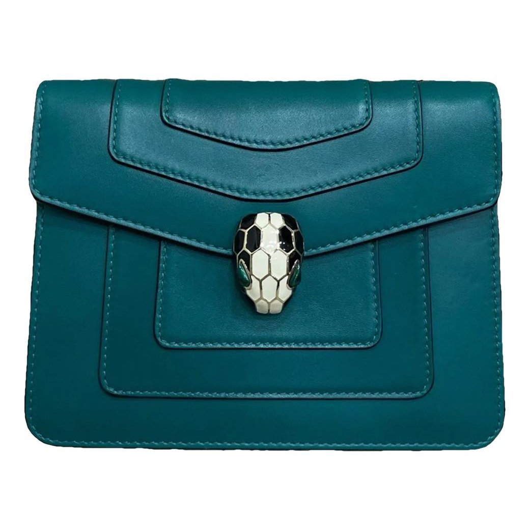 Serpenti leather handbag
