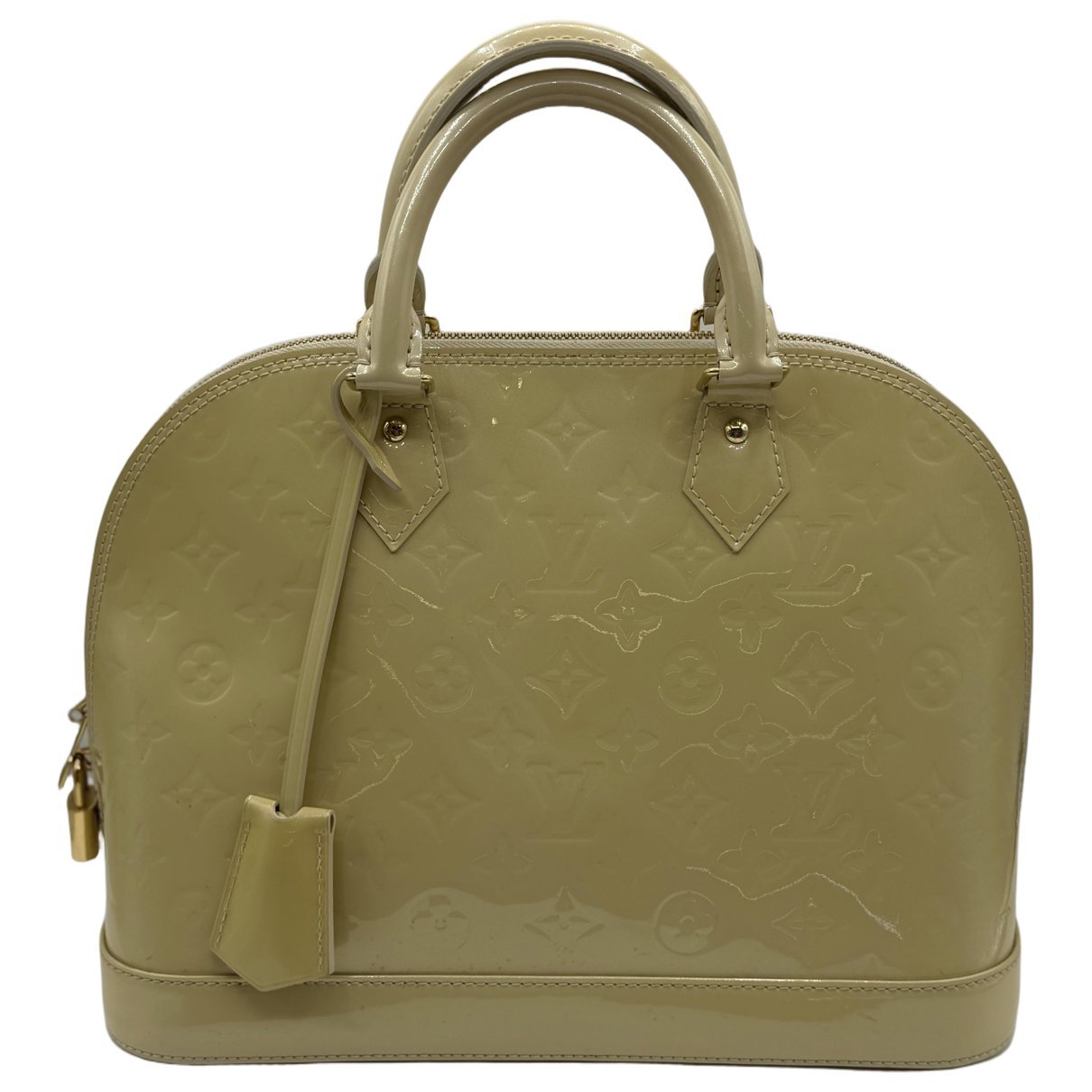 Alma patent leather handbag