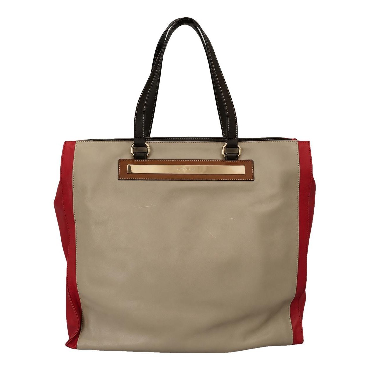 Leather tote
