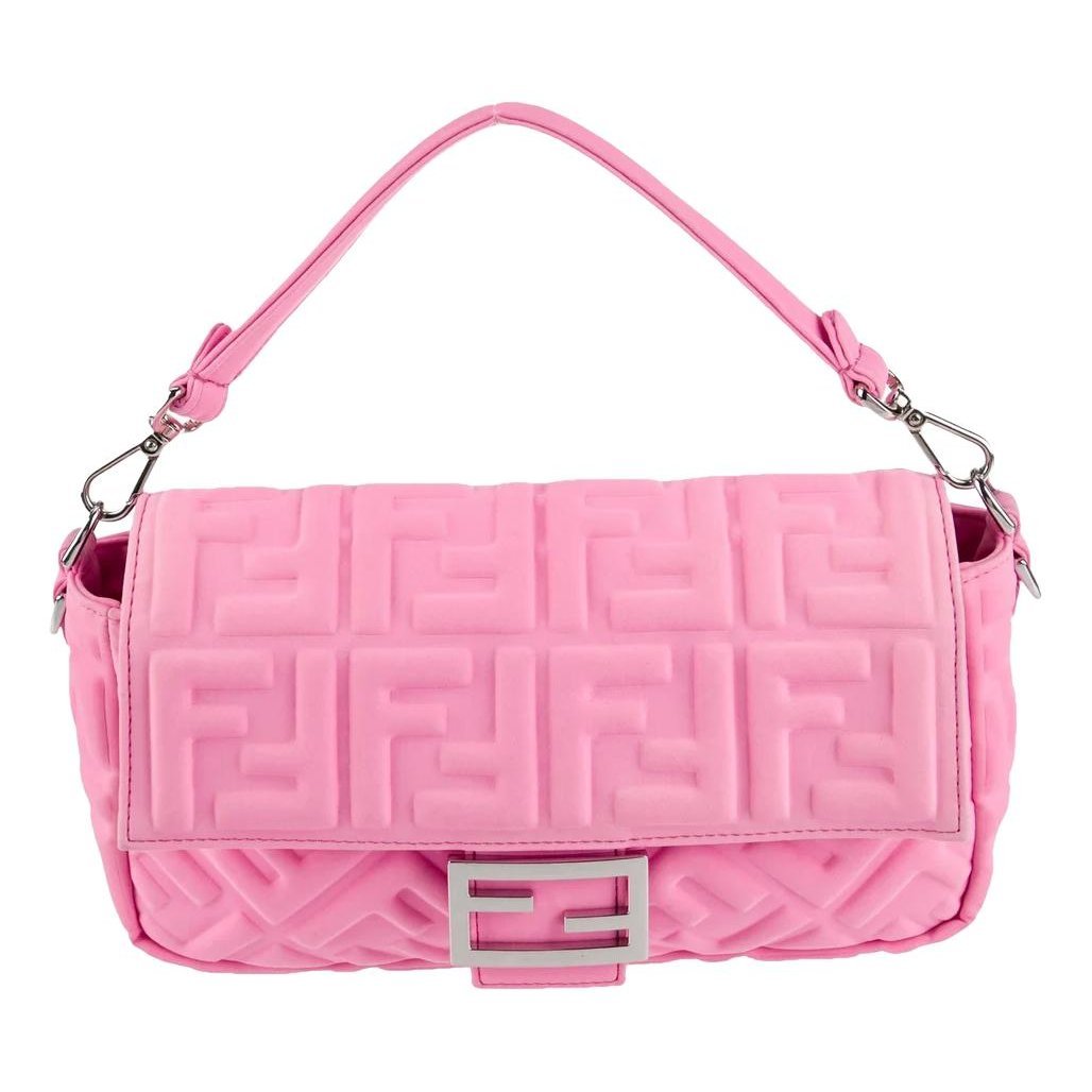Baguette leather handbag