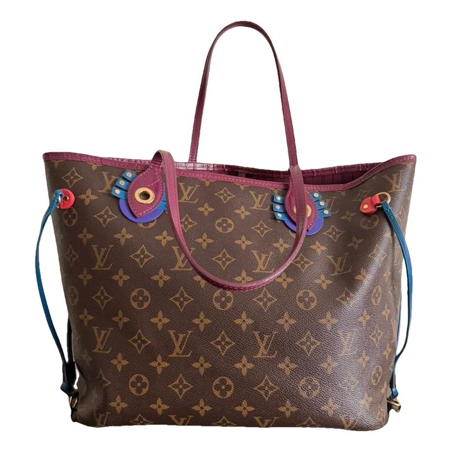 Neverfull leather handbag