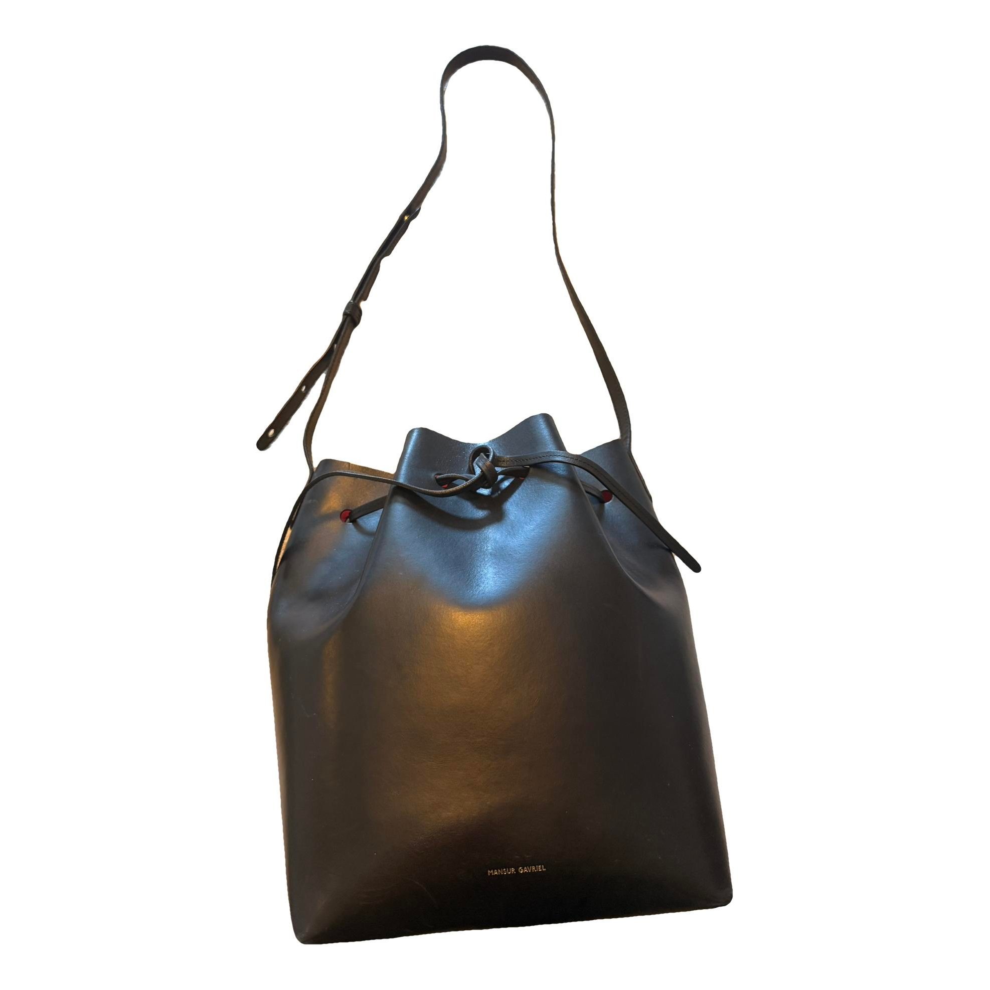 Mansur Gavriel Bucket leather handbag