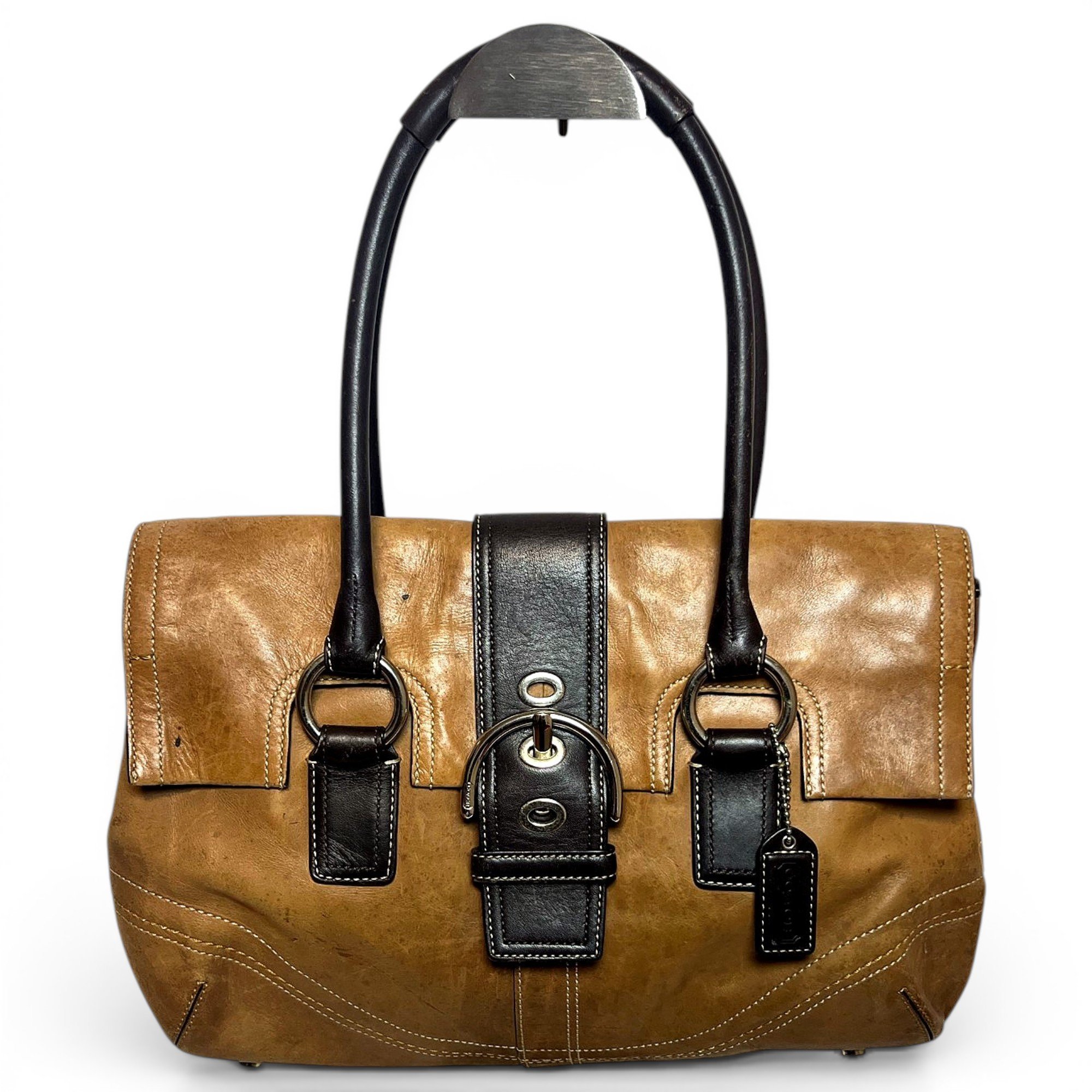 Leather satchel