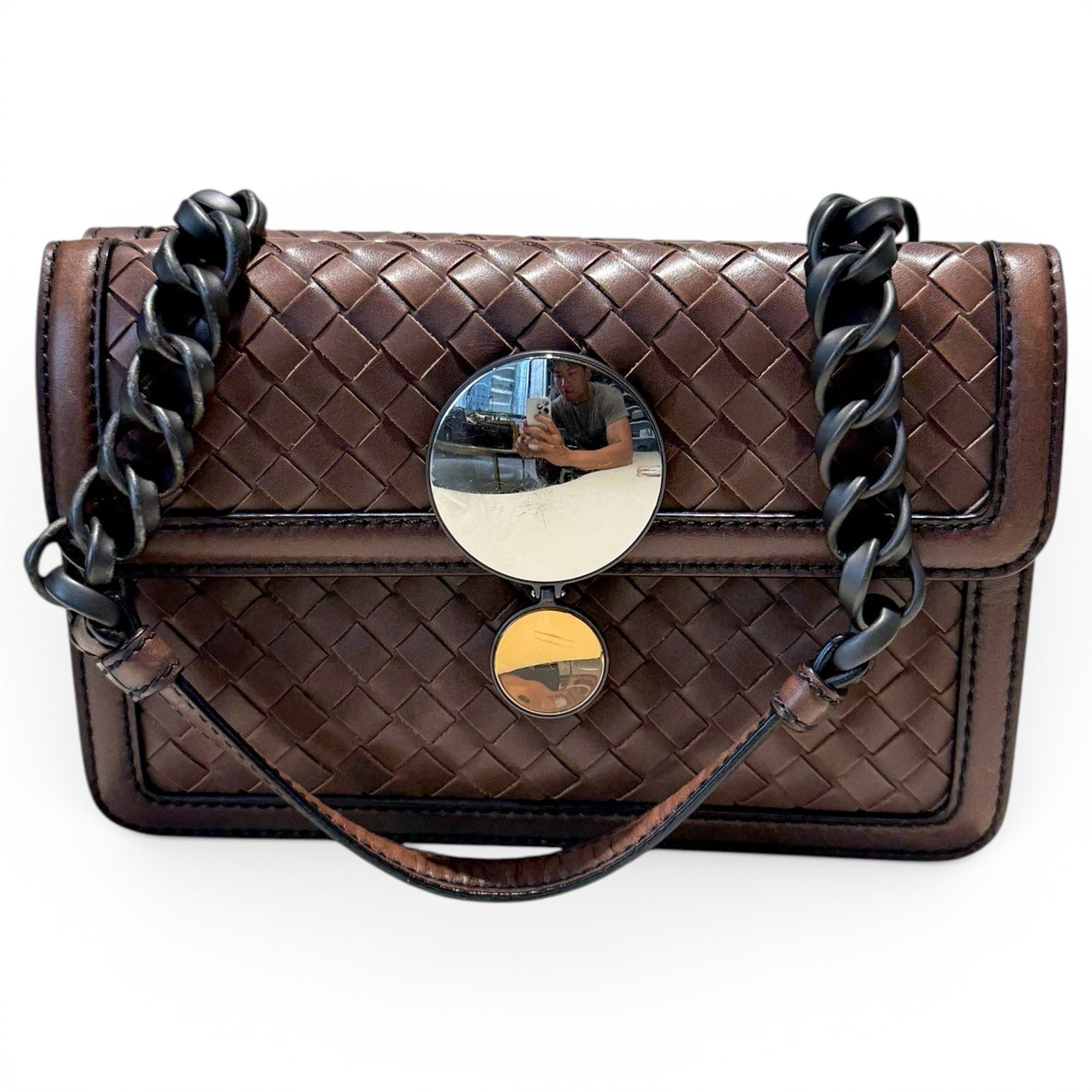 Leather handbag