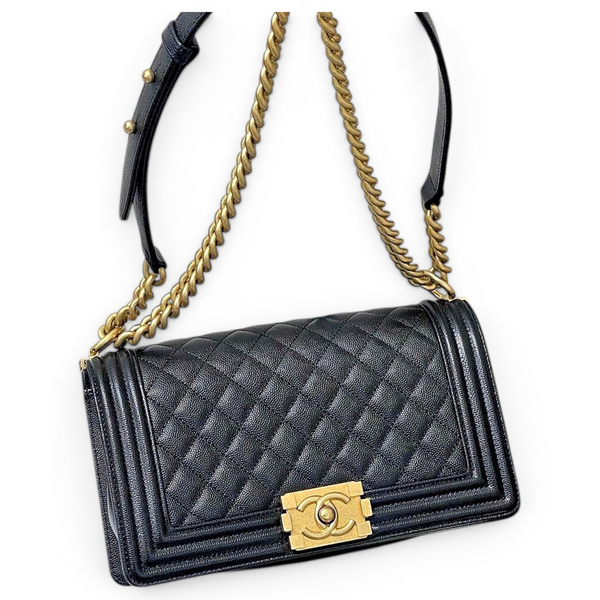 Boy leather crossbody bag