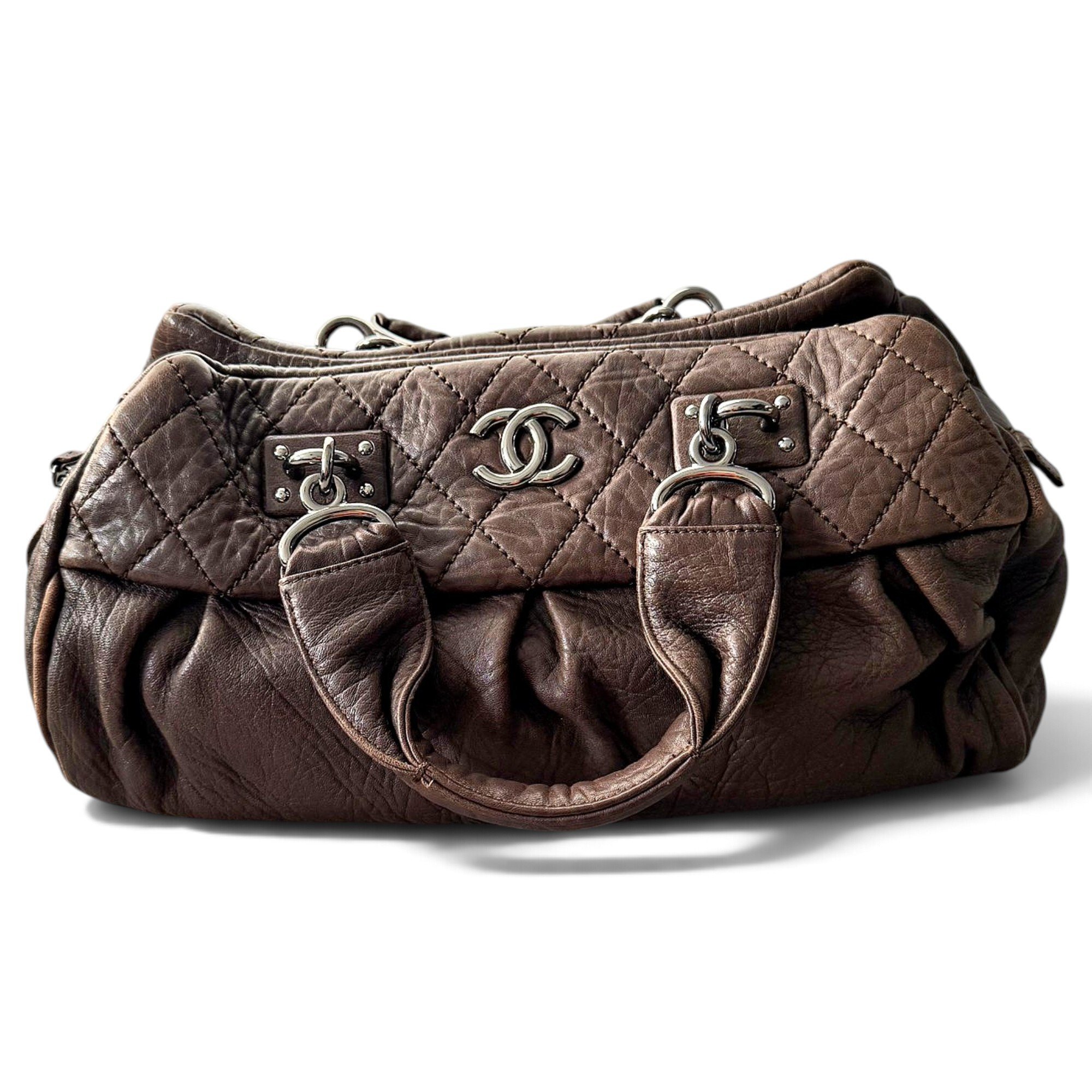 Bowling Bag leather handbag