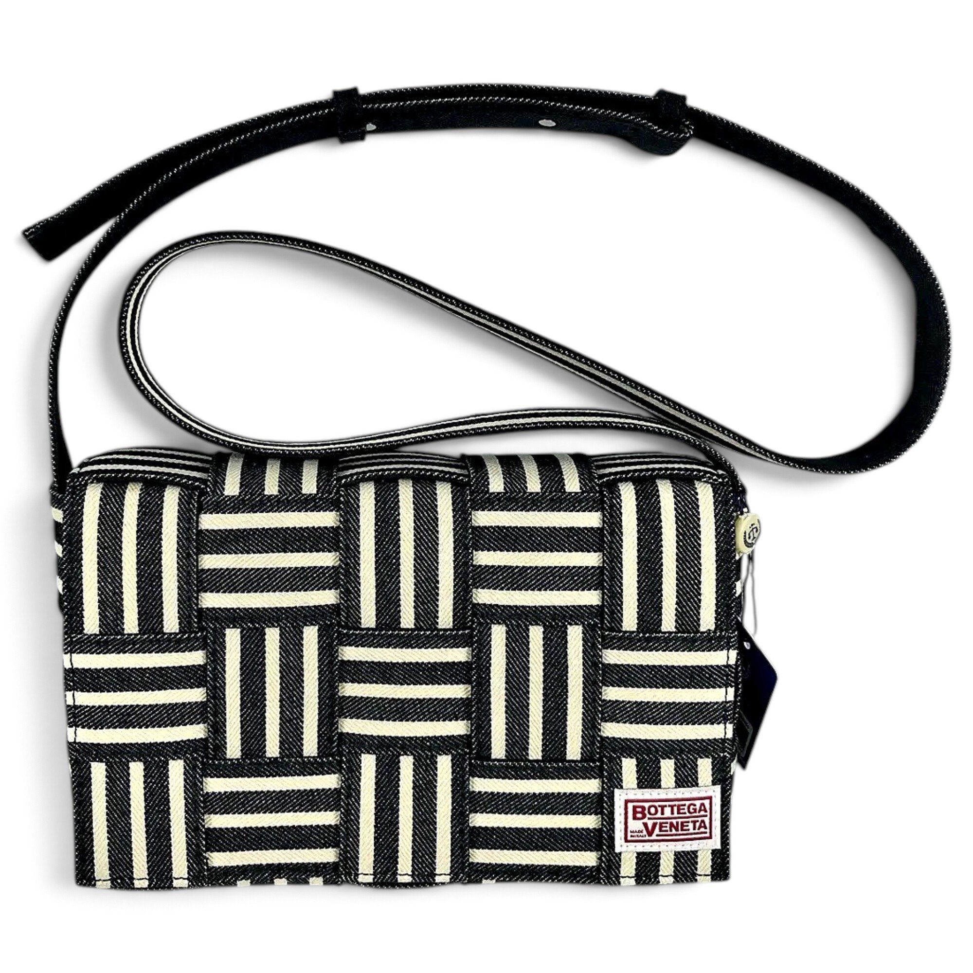 Cassette cloth crossbody bag