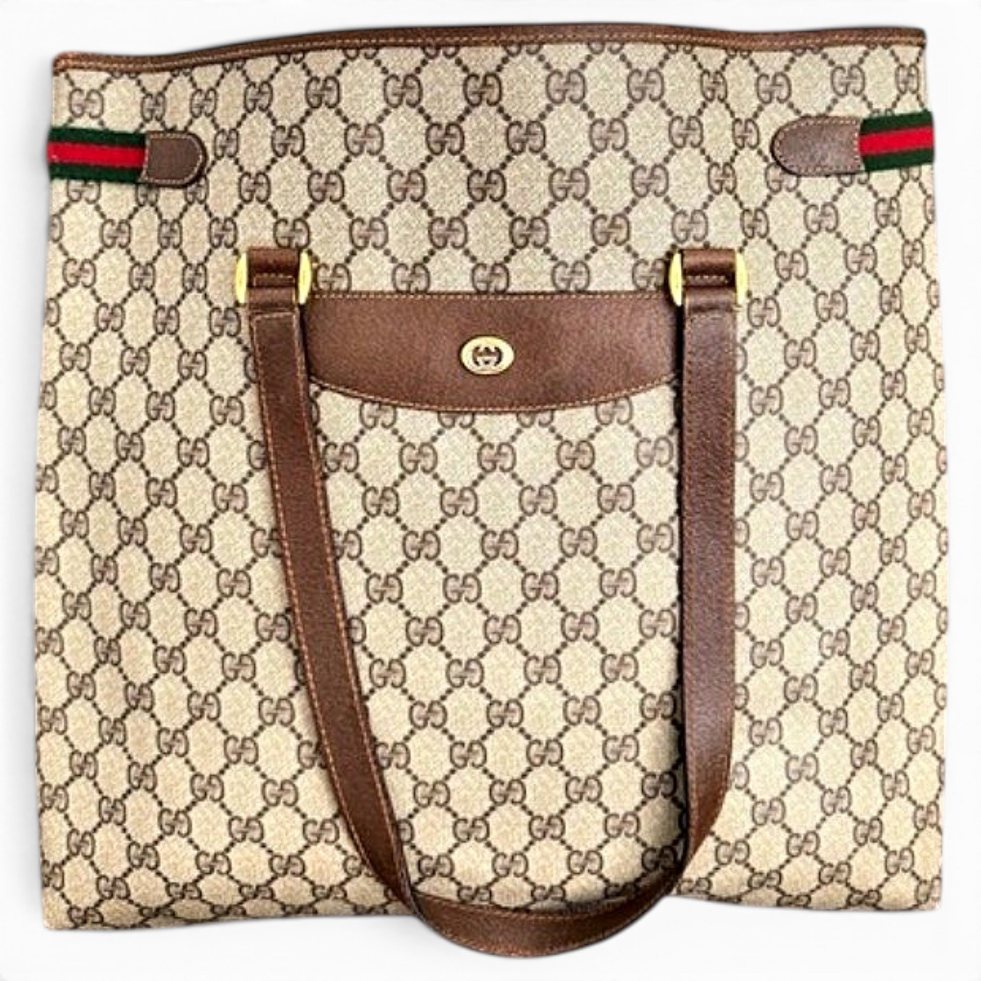 Ophidia patent leather tote