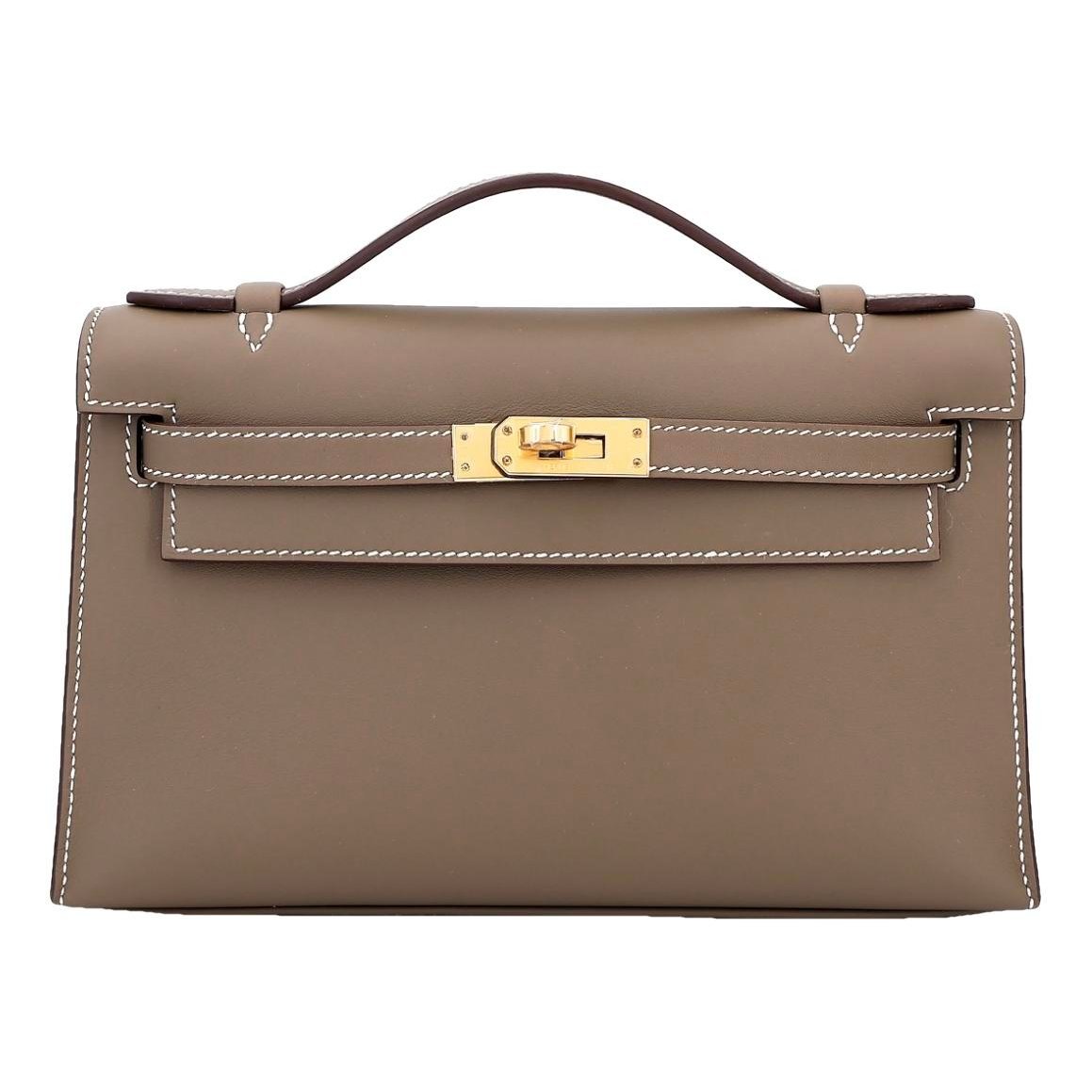 Hermes Kelly 25 Handbag Etoupe Swift Leather 2025