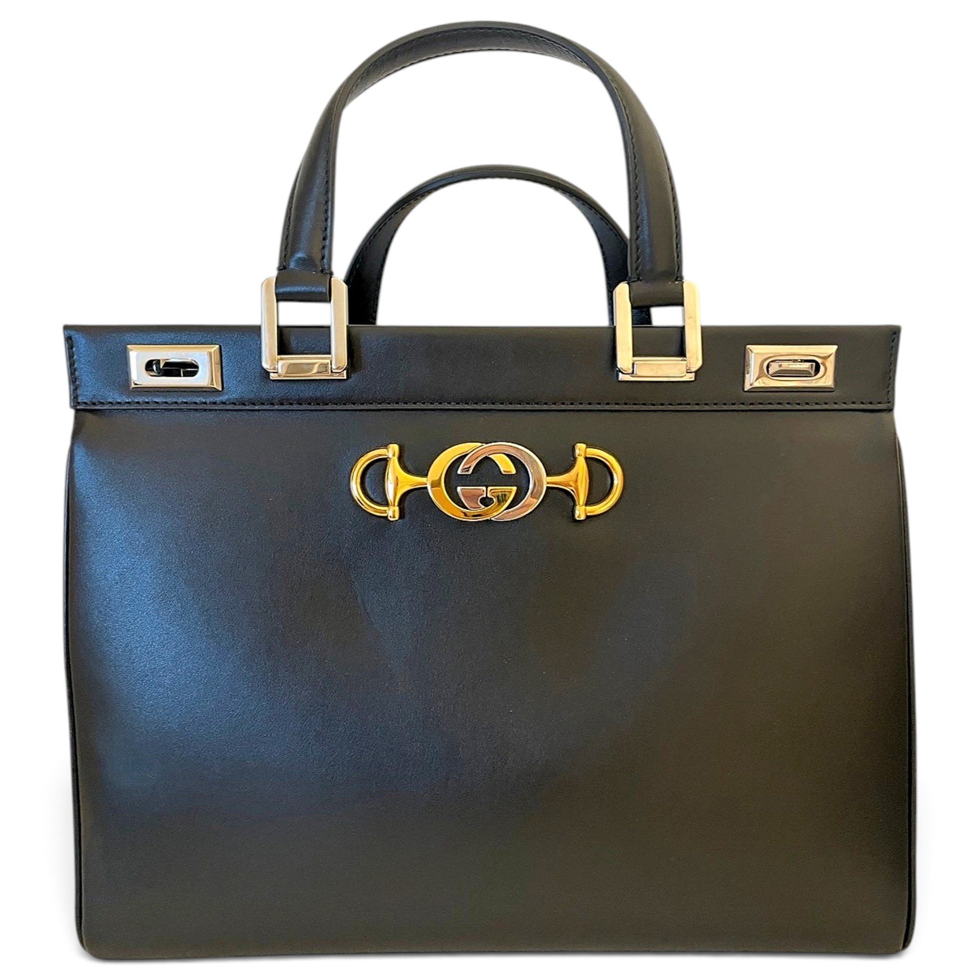 Zumi leather handbag