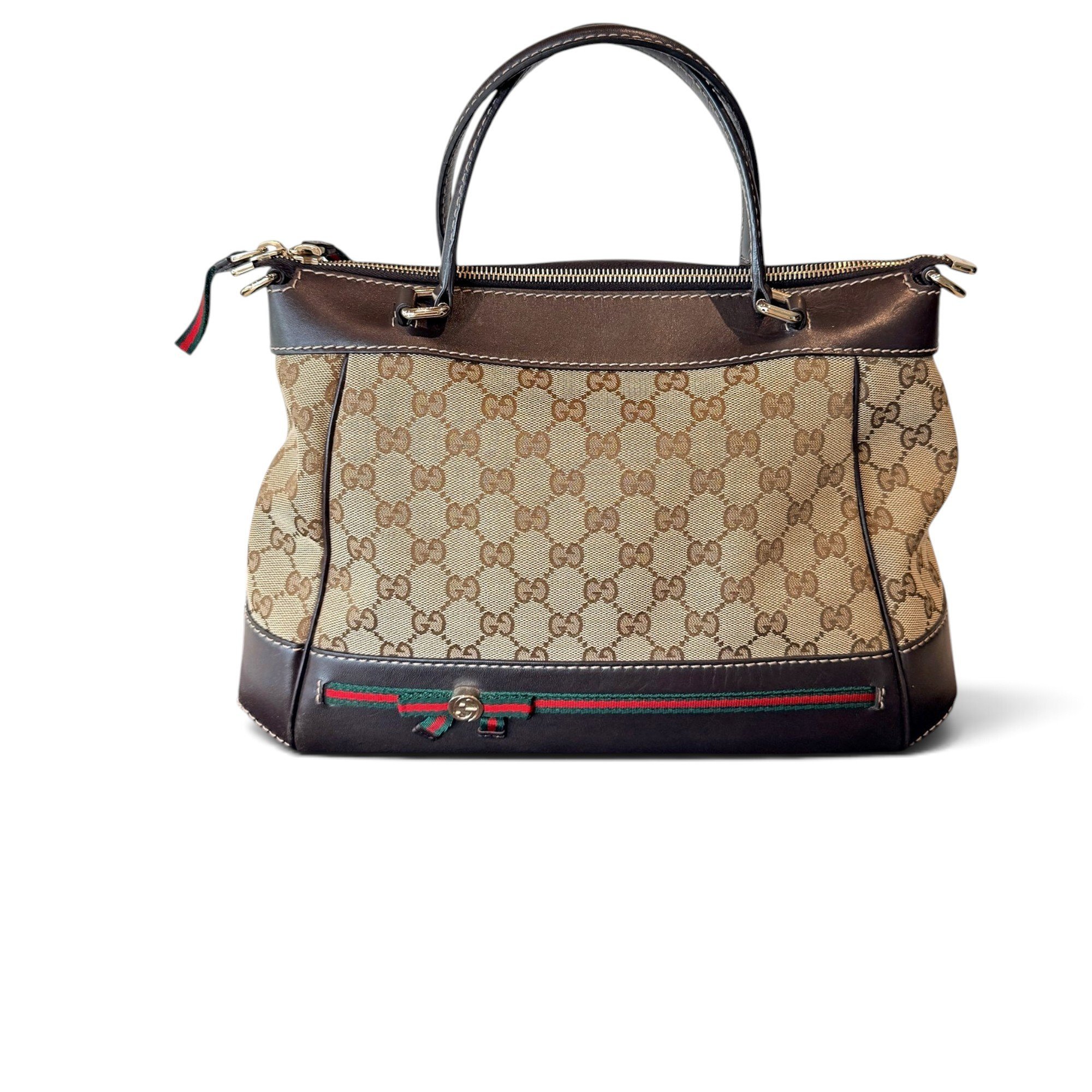 Leather handbag