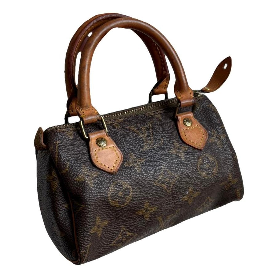Nano Speedy / Mini HL leather handbag