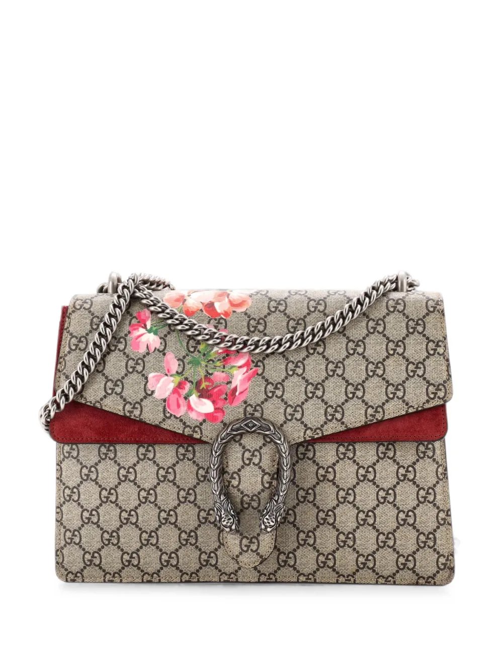Dionysus Bag Blooms Print GG Coated Canvas Medium shoulder bag
