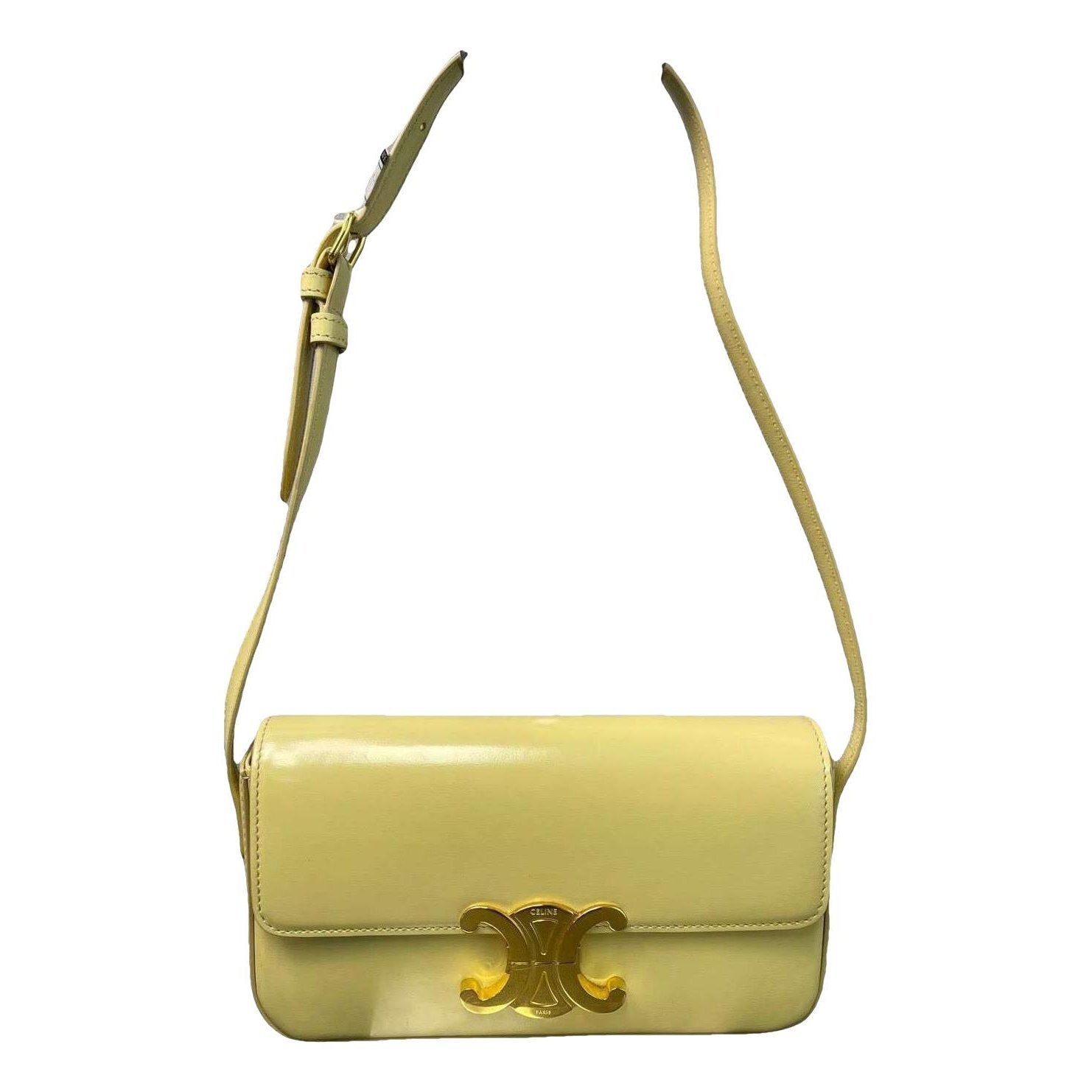 Triomphe Long leather handbag