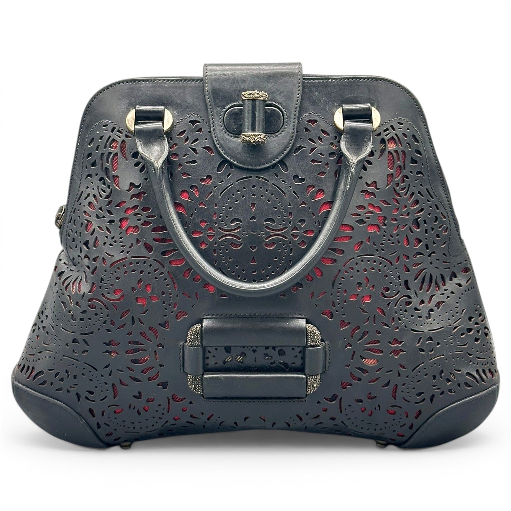 Leather handbag