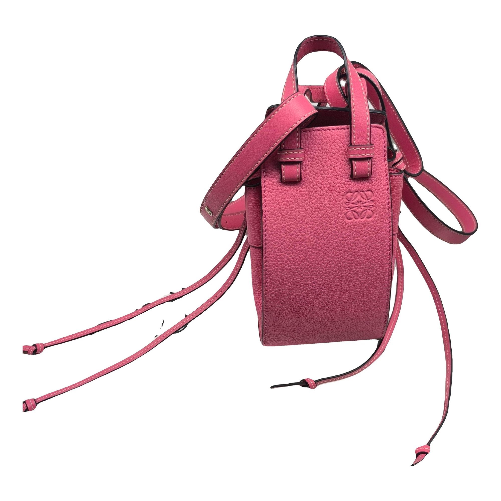 Hammock leather handbag