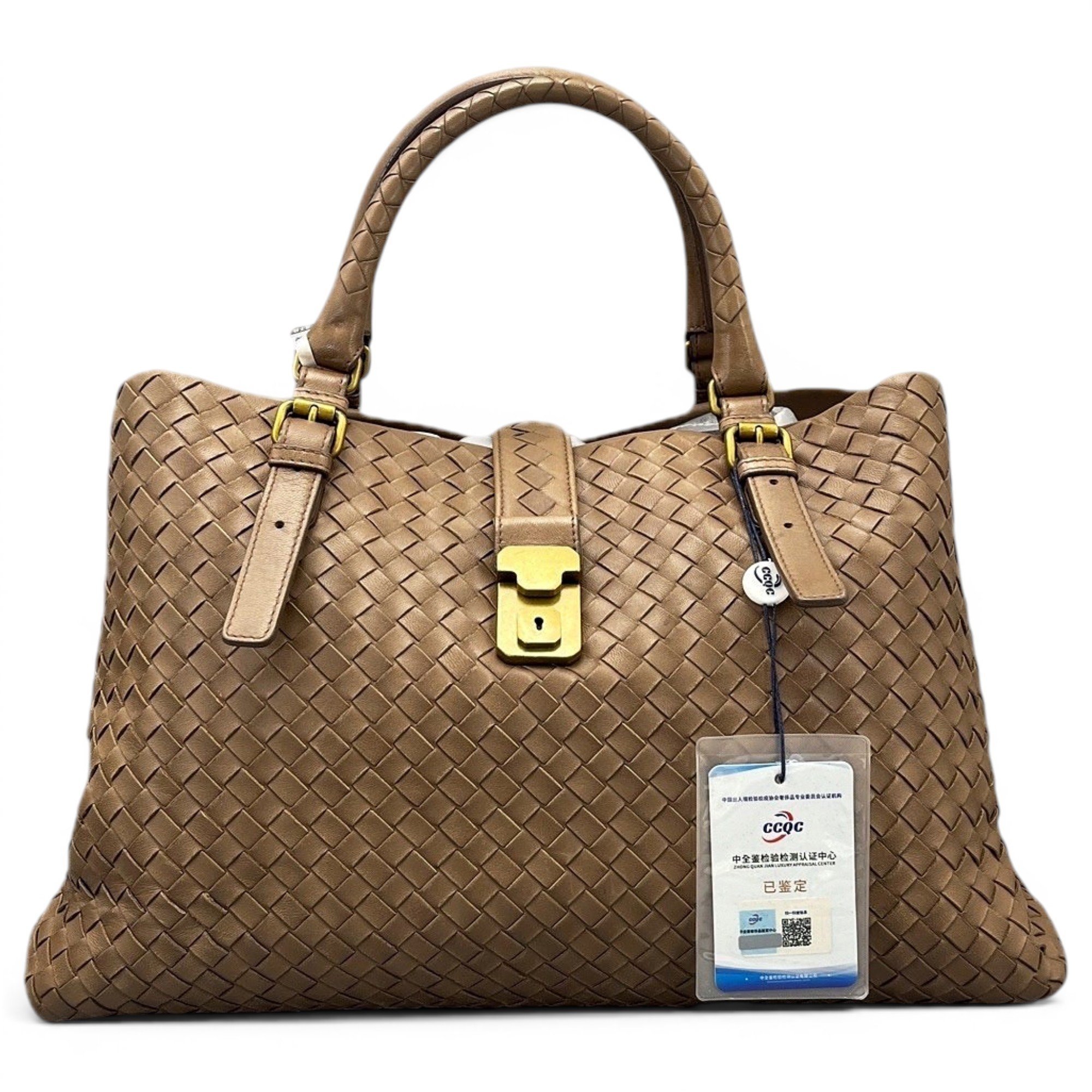 Bottega Veneta Roma leather handbag