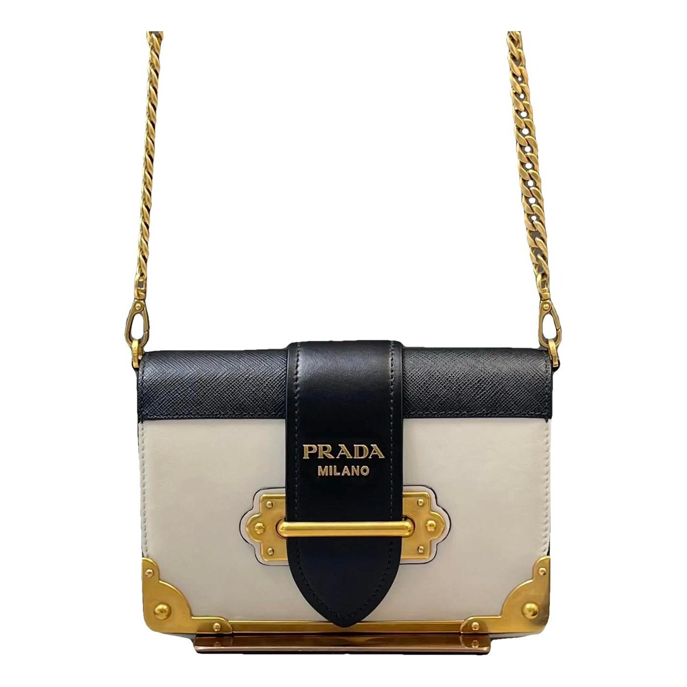 Cahier leather handbag