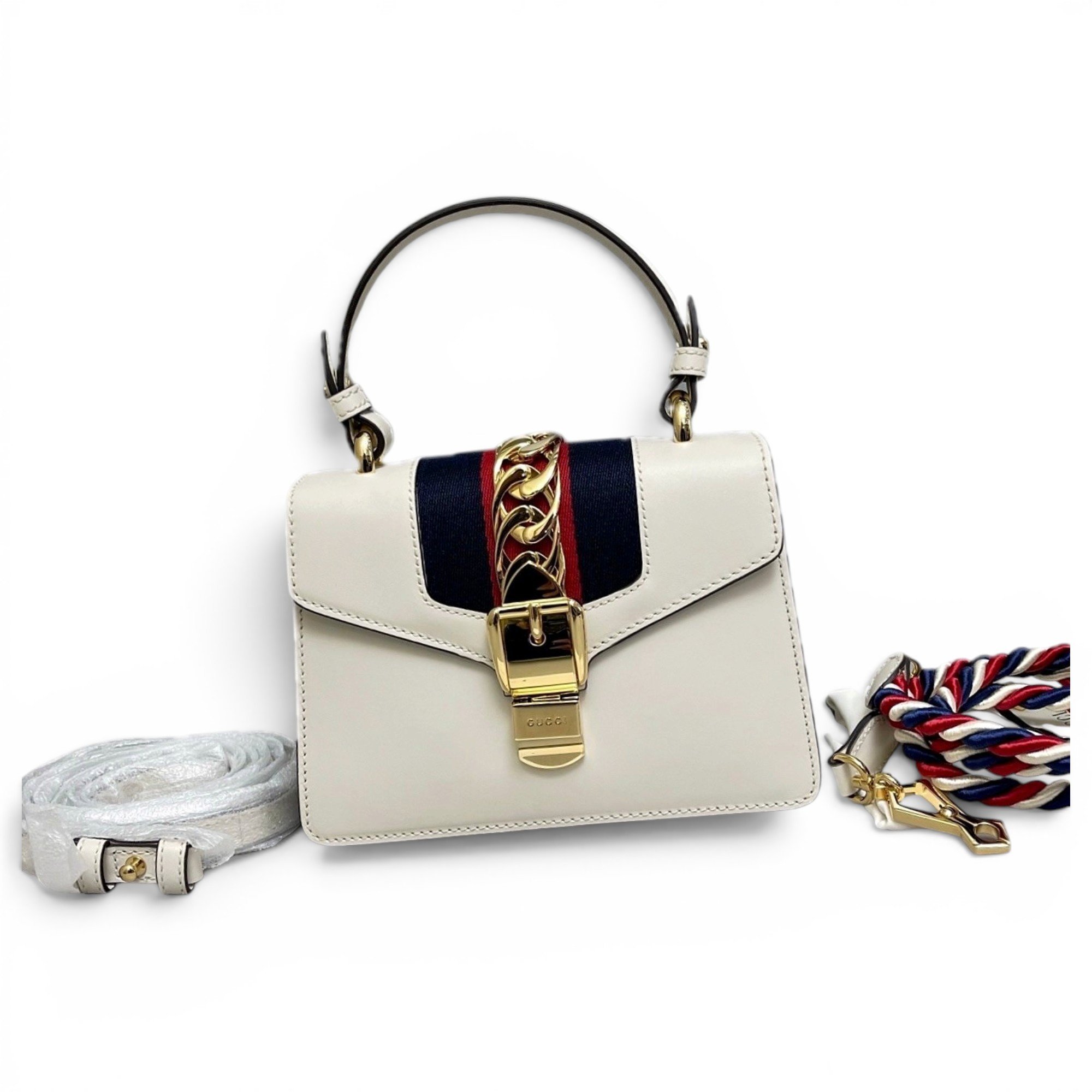 Sylvie Top Handle leather handbag