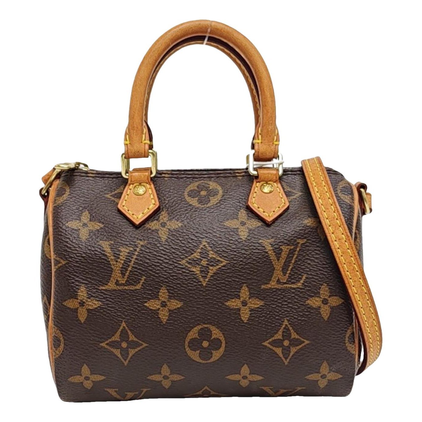Nano Speedy / Mini HL leather handbag