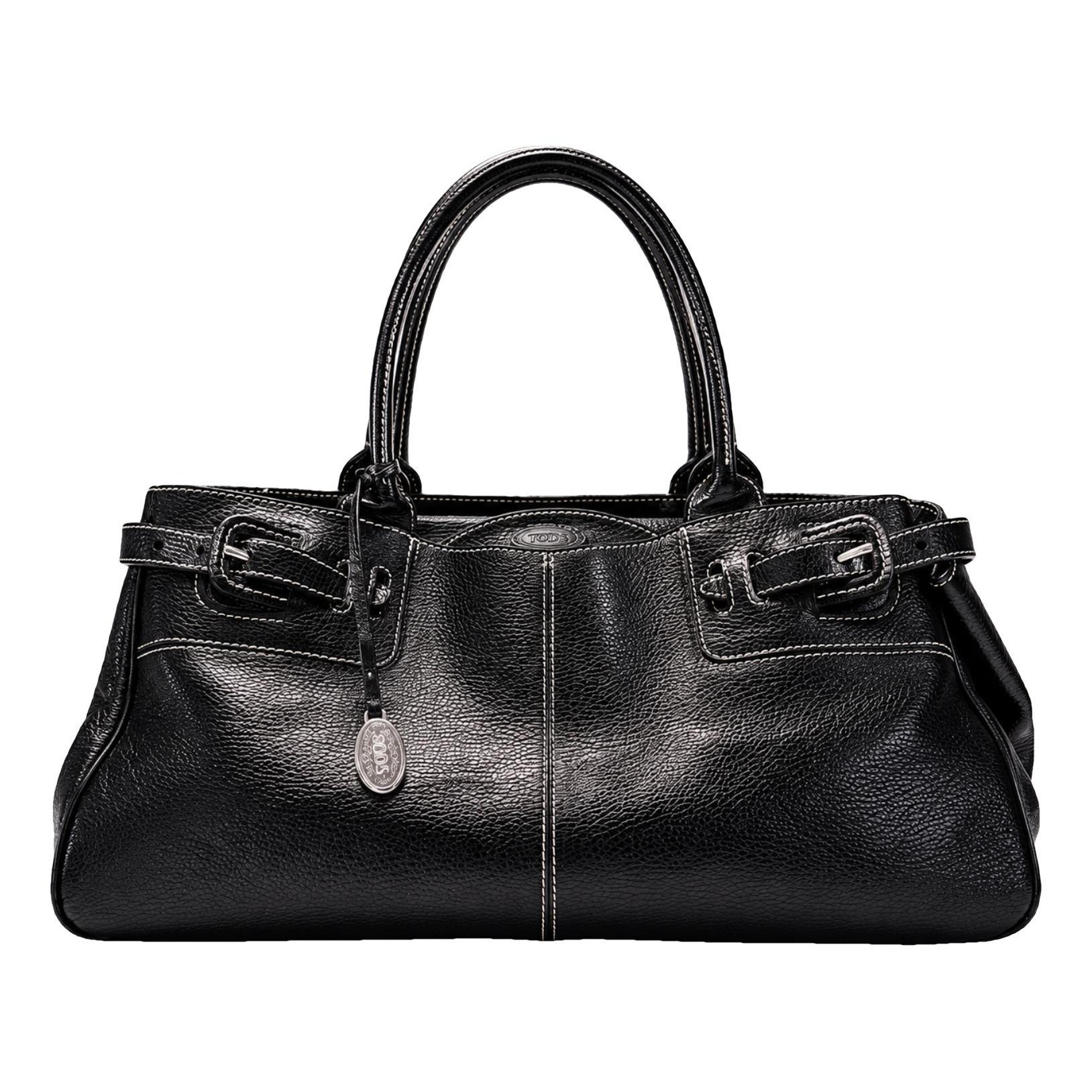 Leather tote