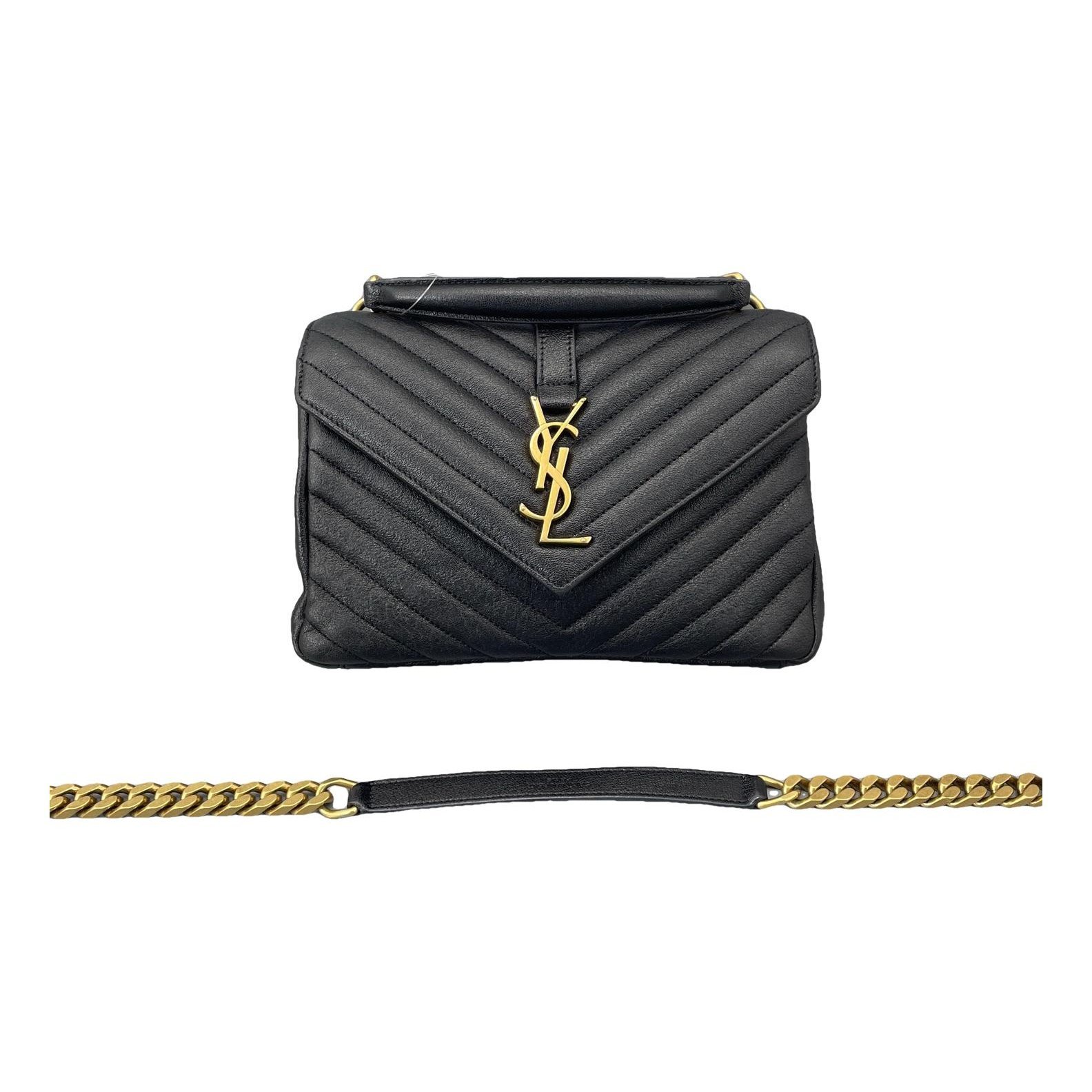 Collége monogramme leather handbag