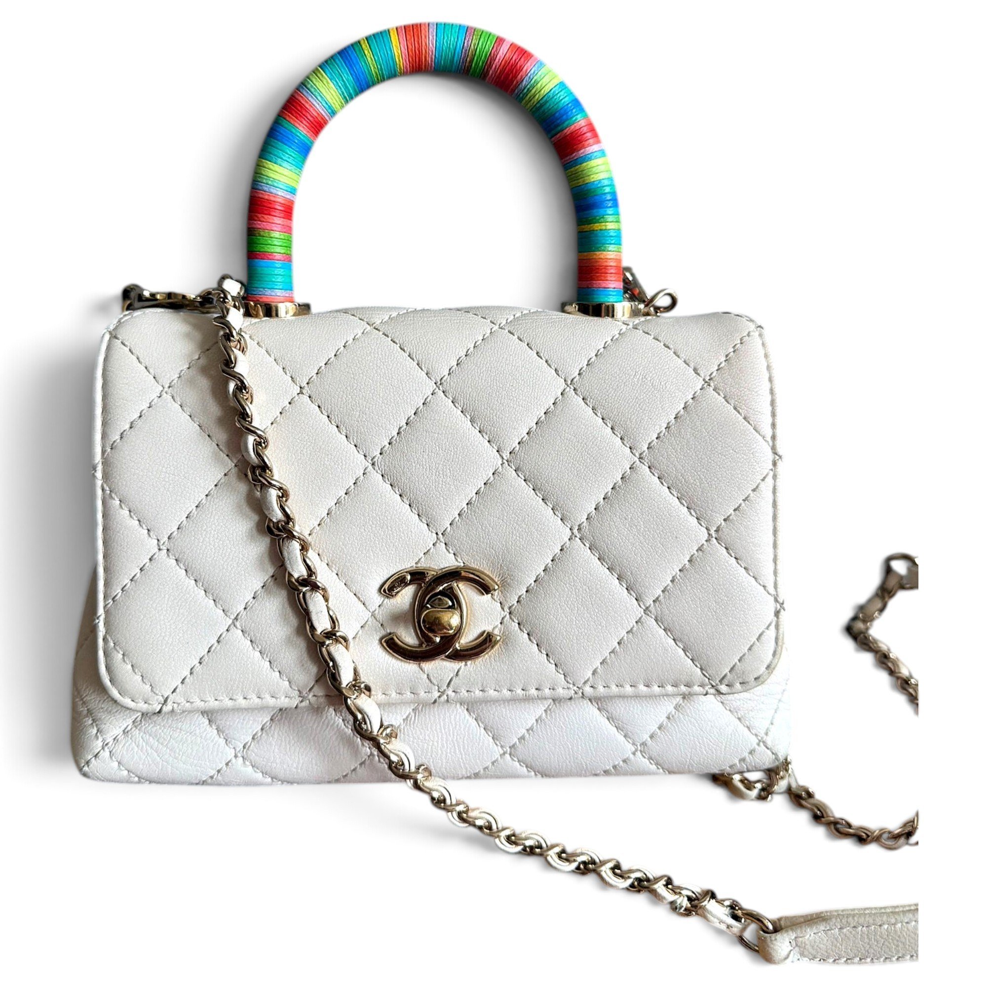 Coco Handle leather handbag