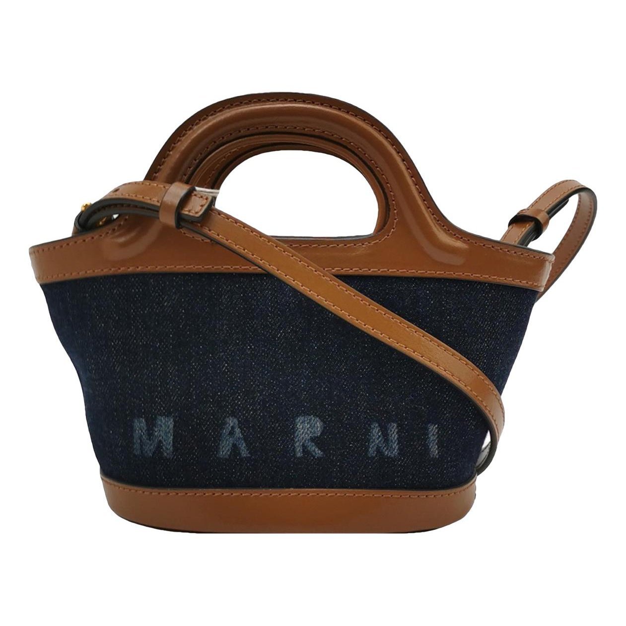 Tropicalia leather handbag