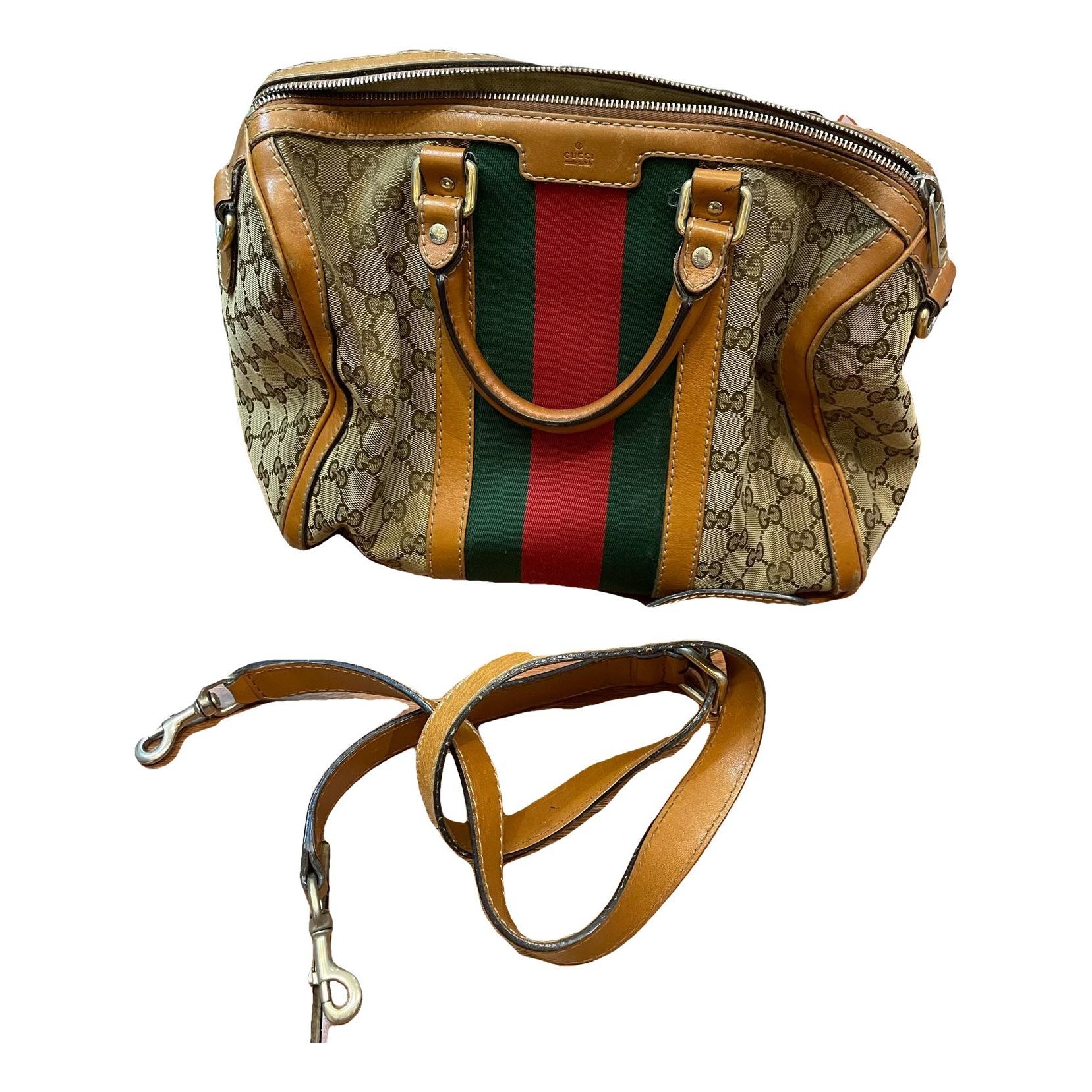 Leather handbag