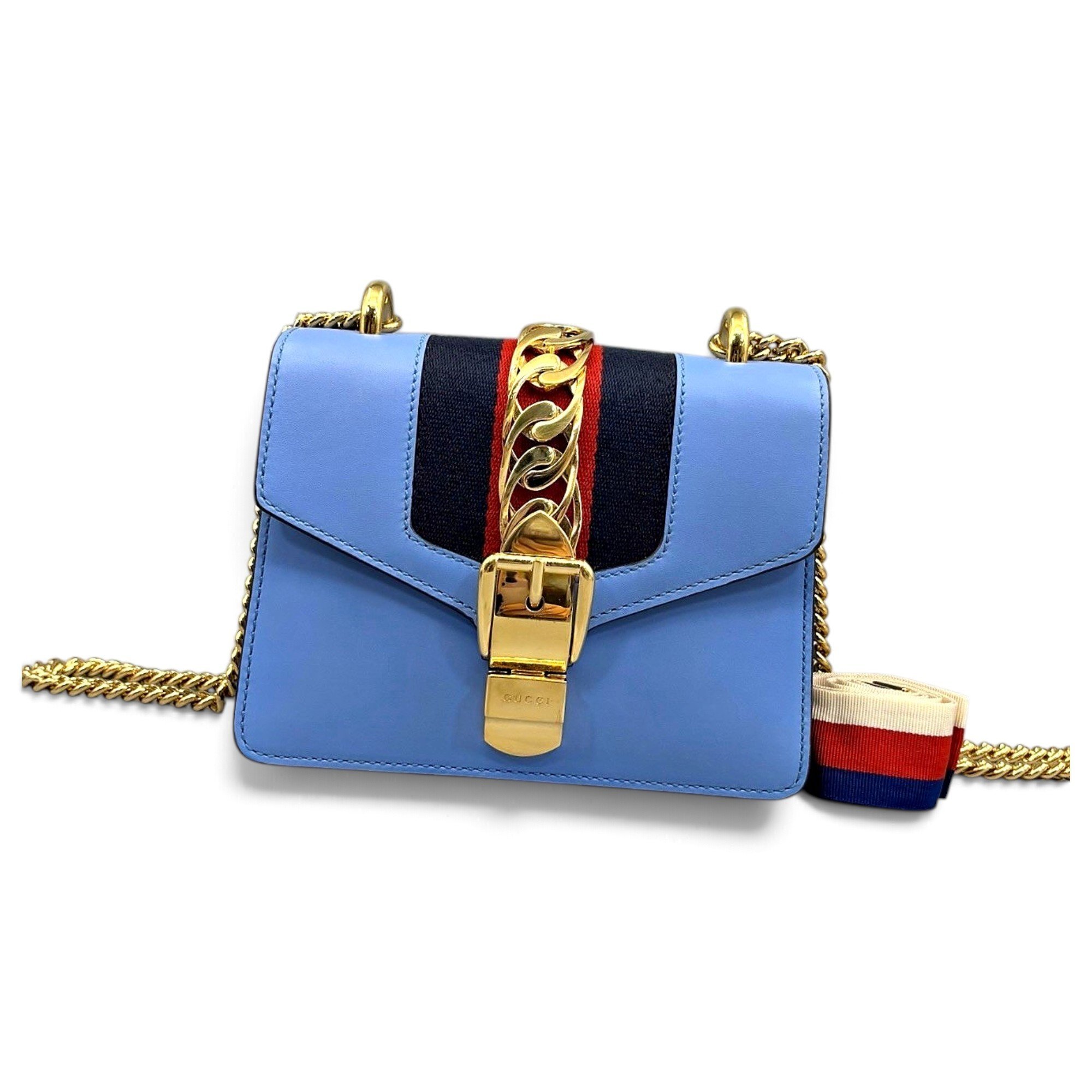 Sylvie Flap Chain leather handbag