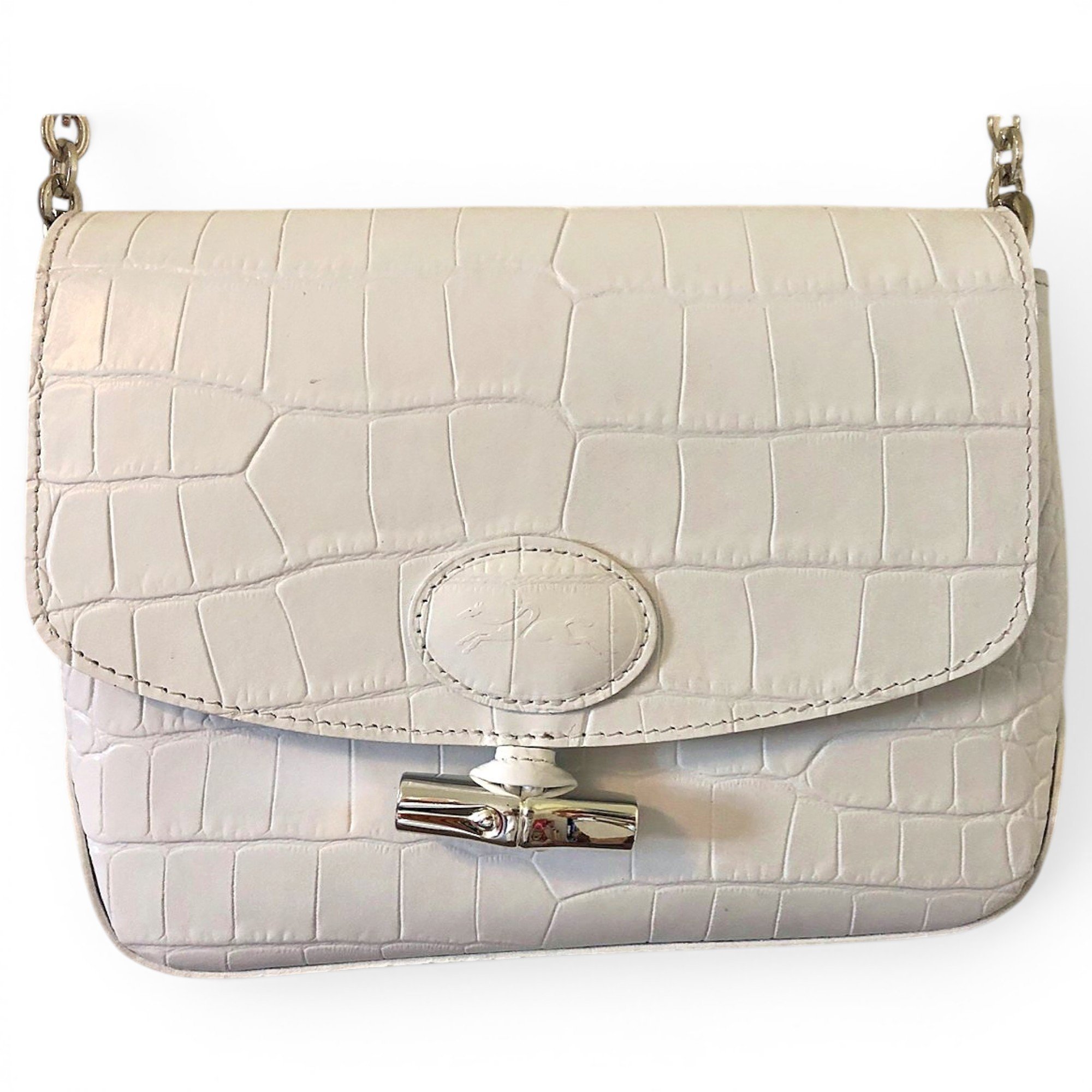 Roseau leather crossbody bag