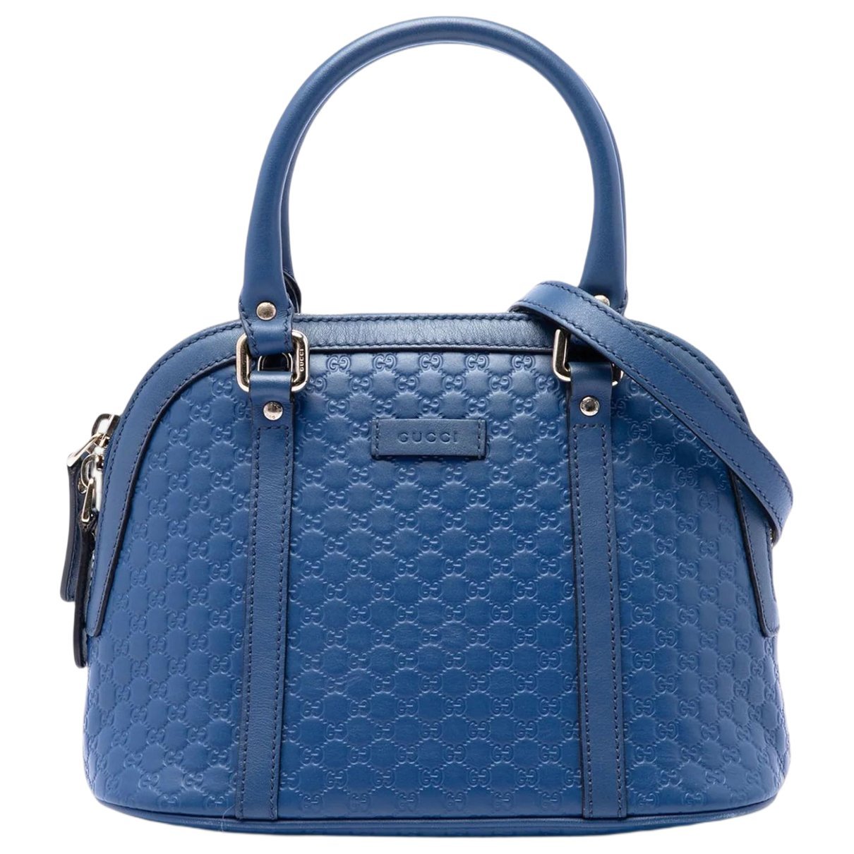 Dôme leather satchel
